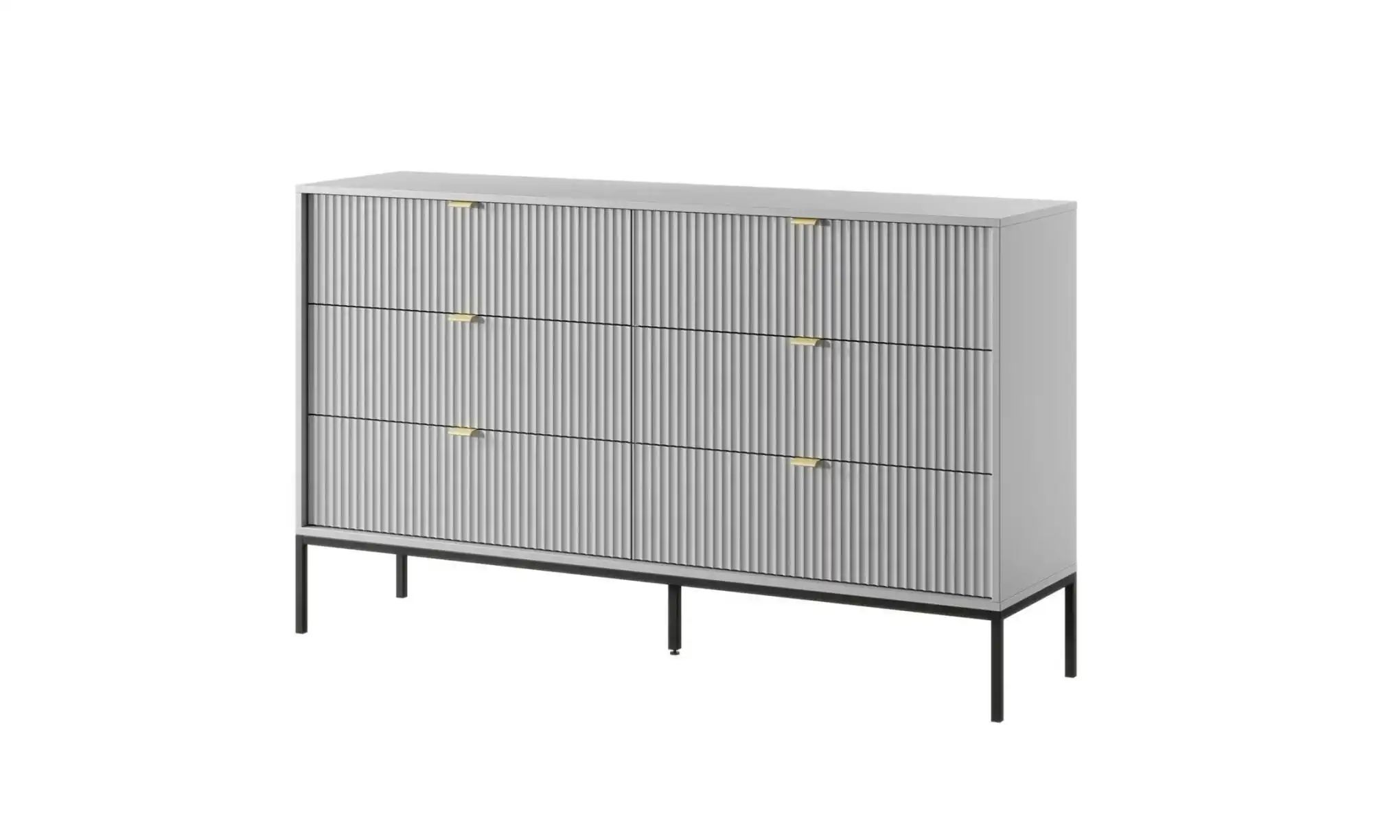 Kommode  Nova ¦ grau ¦ Maße (cm): B: 154 H: 91 Kommoden & Sideboards > Komm günstig online kaufen