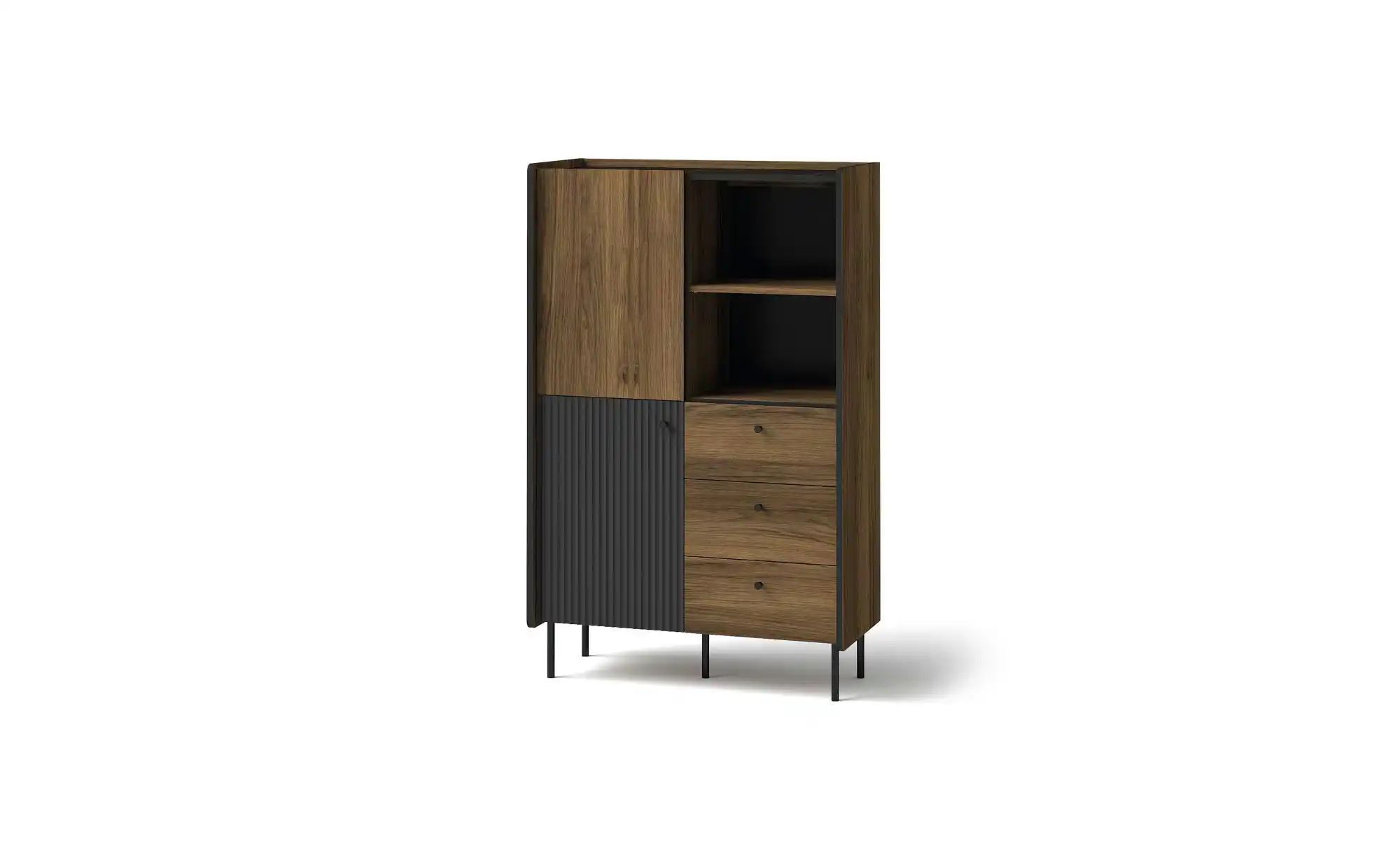 Highboard   ¦ braun ¦ Maße (cm): B: 88 H: 140 Kommoden & Sideboards > Highb günstig online kaufen