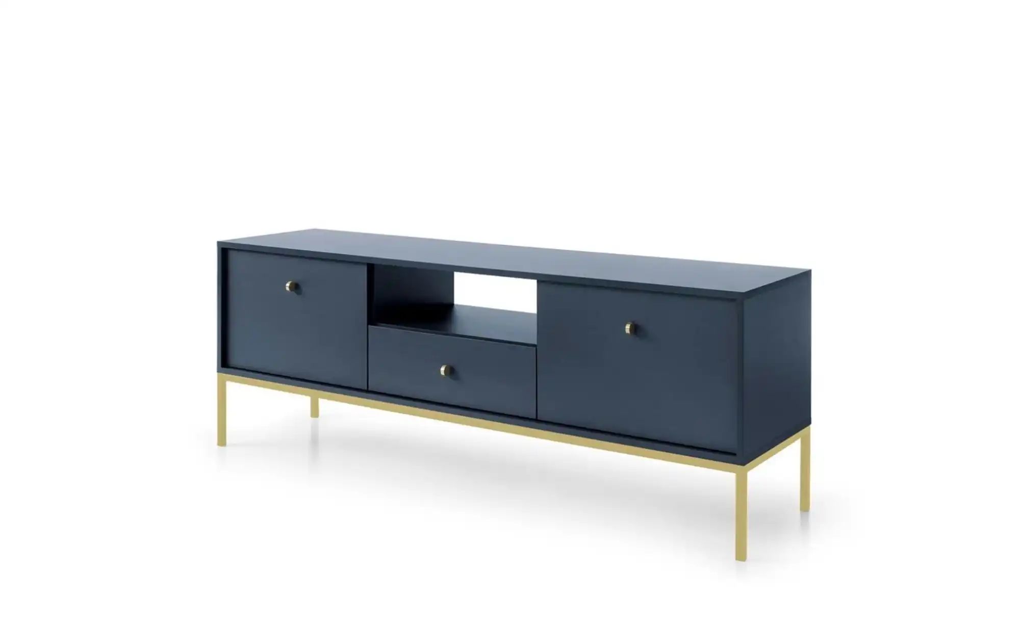 Lowboard  Molly ¦ blau ¦ Maße (cm): B: 153,4 H: 56,2 Kommoden & Sideboards günstig online kaufen