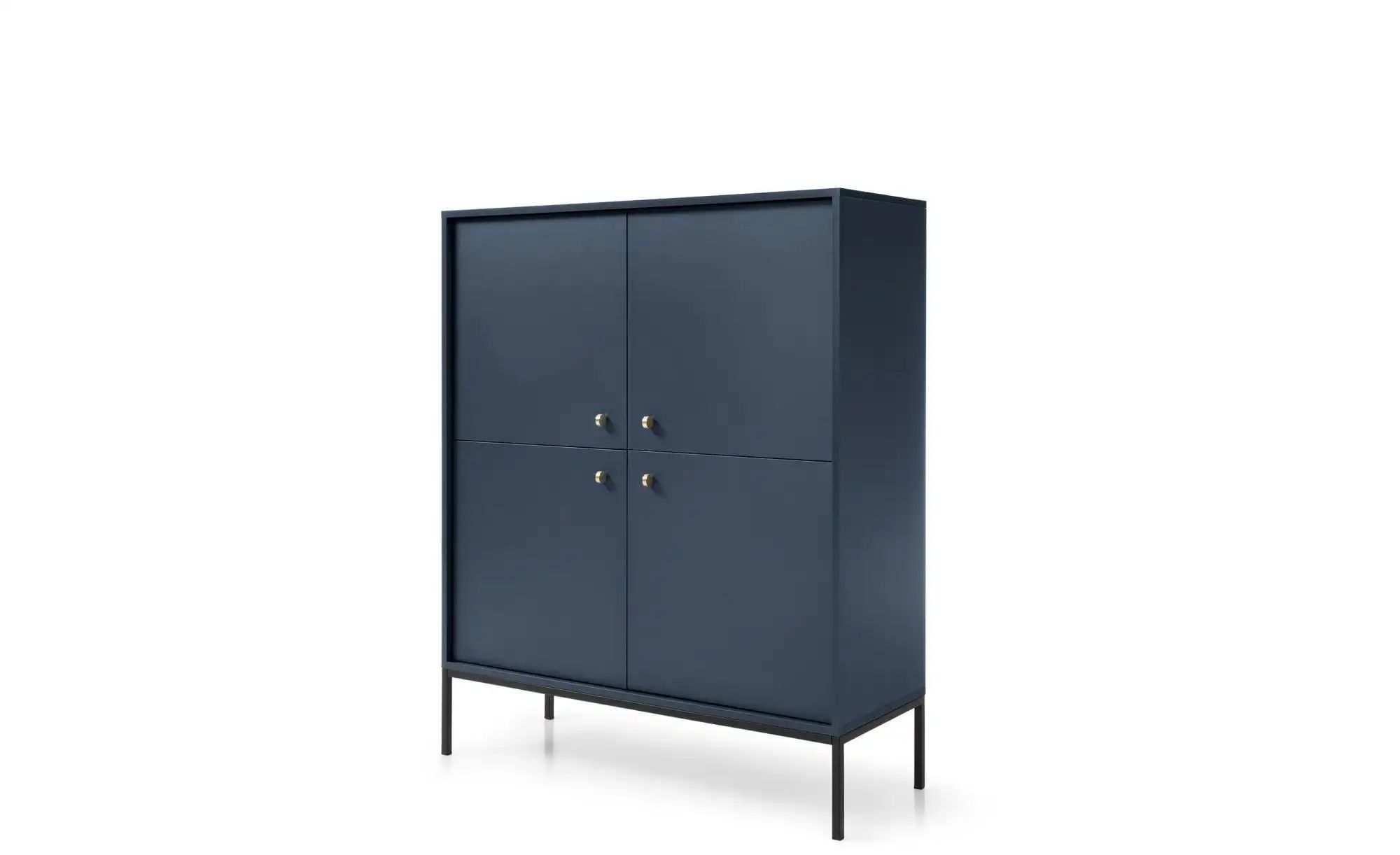 Highboard  Molly ¦ blau ¦ Maße (cm): B: 103,5 H: 125,5 Kommoden & Sideboard günstig online kaufen
