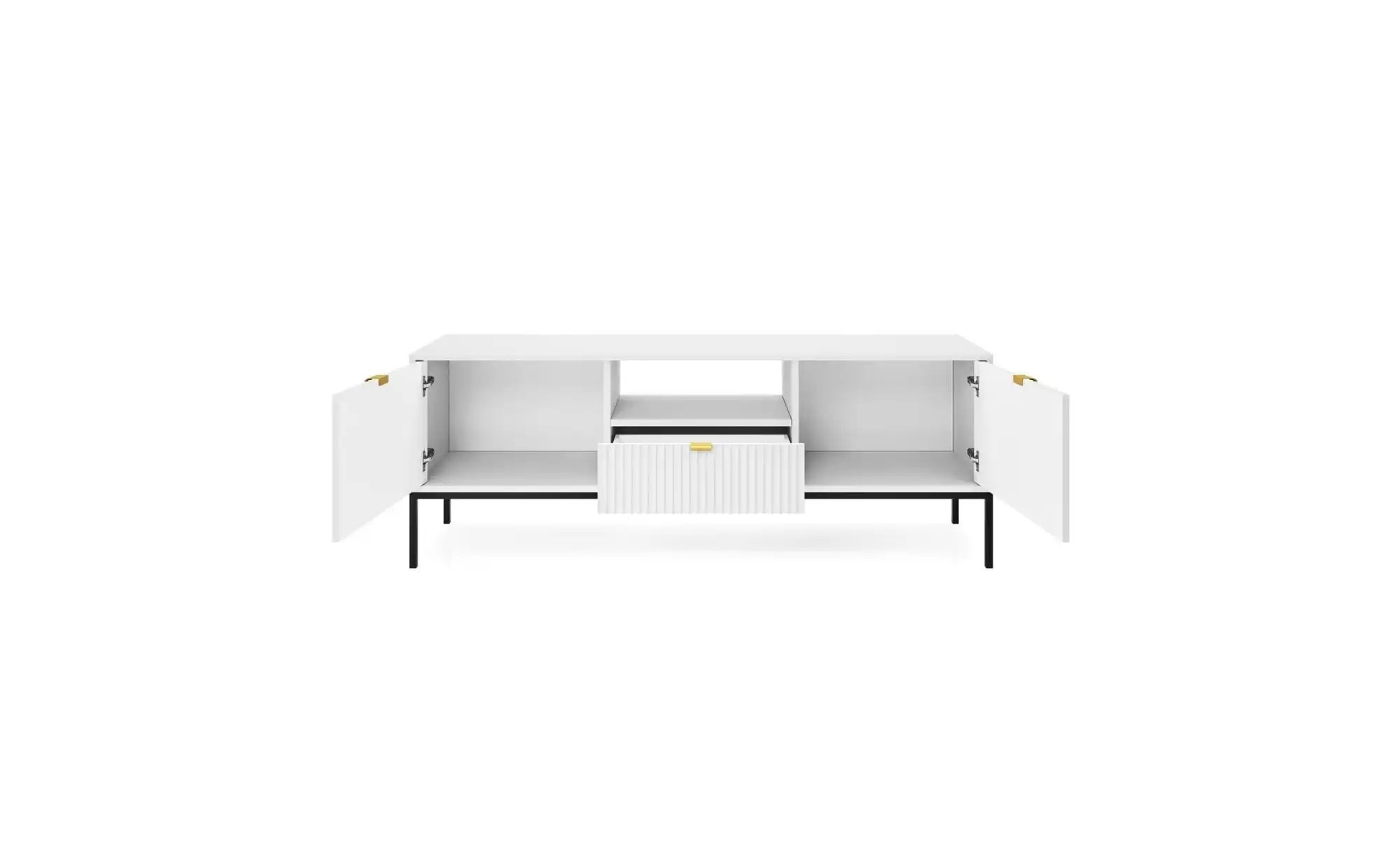 Lowboard  Nova ¦ weiß ¦ Maße (cm): B: 154 H: 56 Kommoden & Sideboards > Low günstig online kaufen