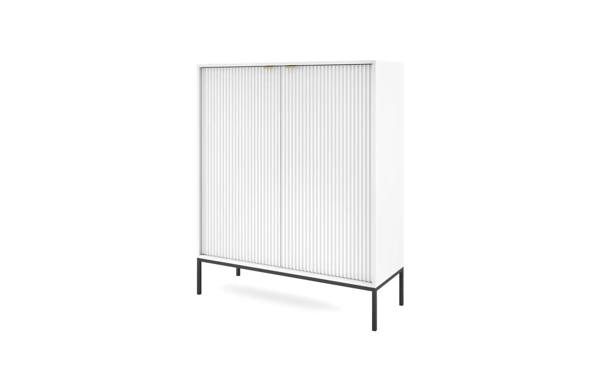Highboard  Nova ¦ weiß ¦ Maße (cm): B: 104 H: 125 Kommoden & Sideboards > H günstig online kaufen