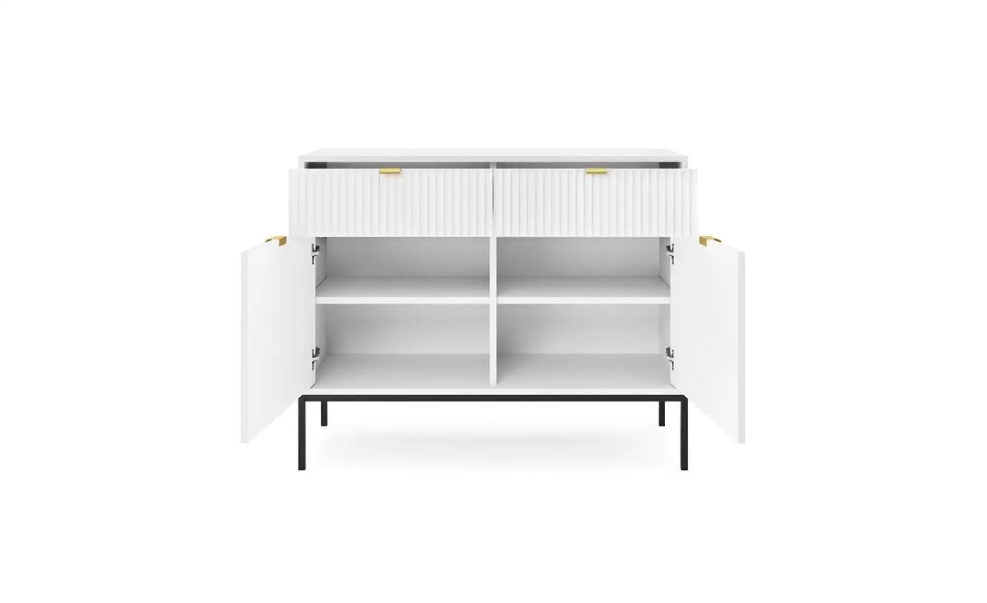 Sideboard  Nova ¦ weiß ¦ Maße (cm): B: 104 H: 83 Kommoden & Sideboards > Si günstig online kaufen