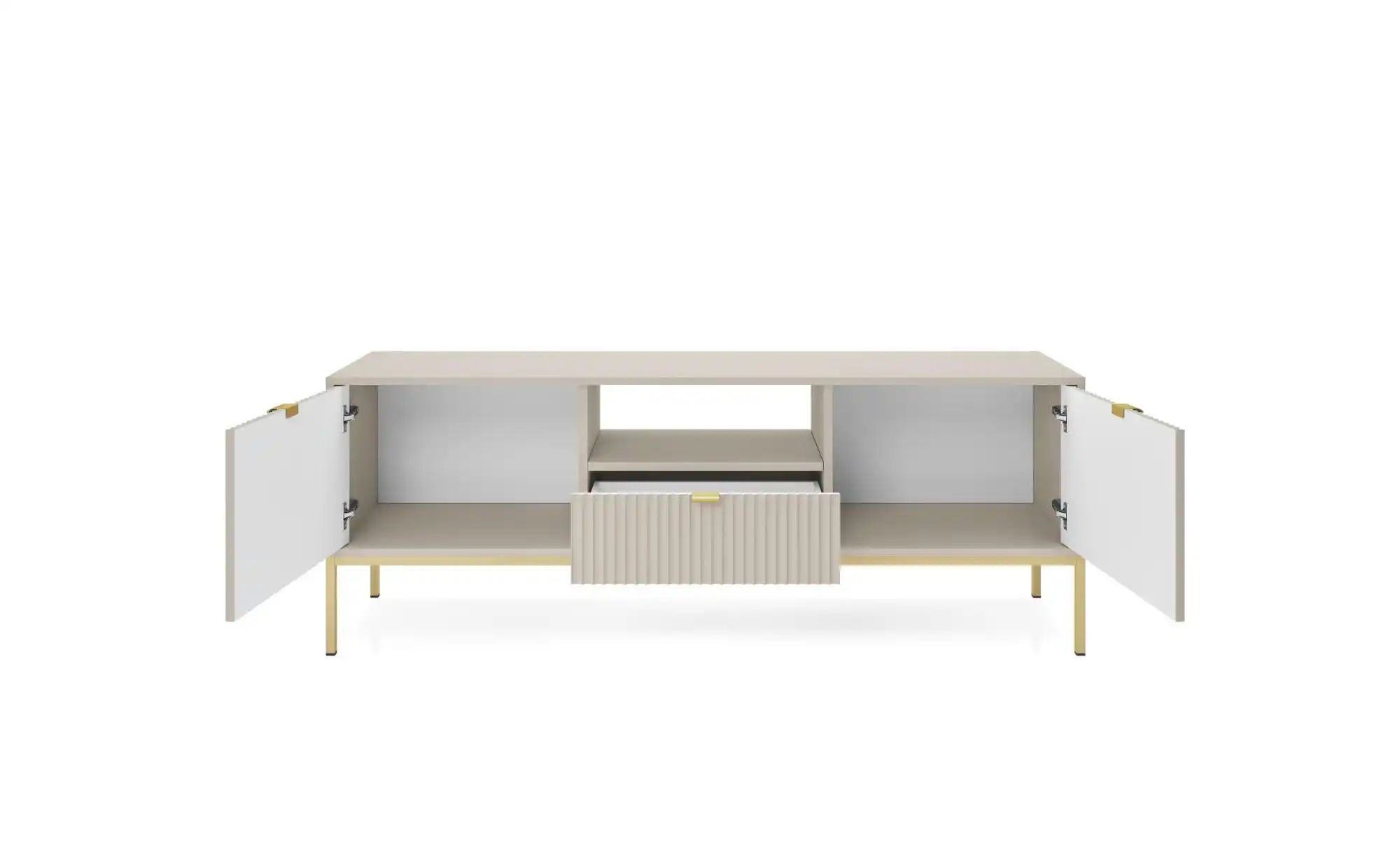 Lowboard  Nova ¦ beige ¦ Maße (cm): B: 154 H: 56 Kommoden & Sideboards > Lo günstig online kaufen