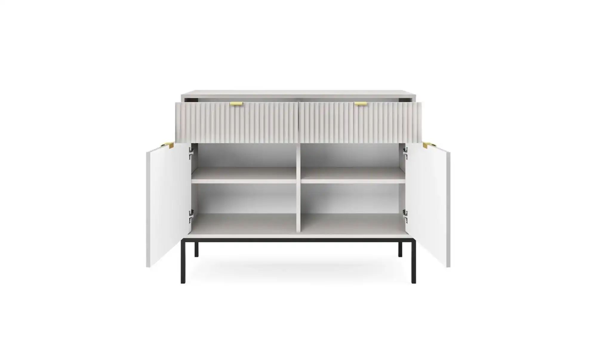 Sideboard  Nova ¦ grau ¦ Maße (cm): B: 104 H: 83 Kommoden & Sideboards > Si günstig online kaufen