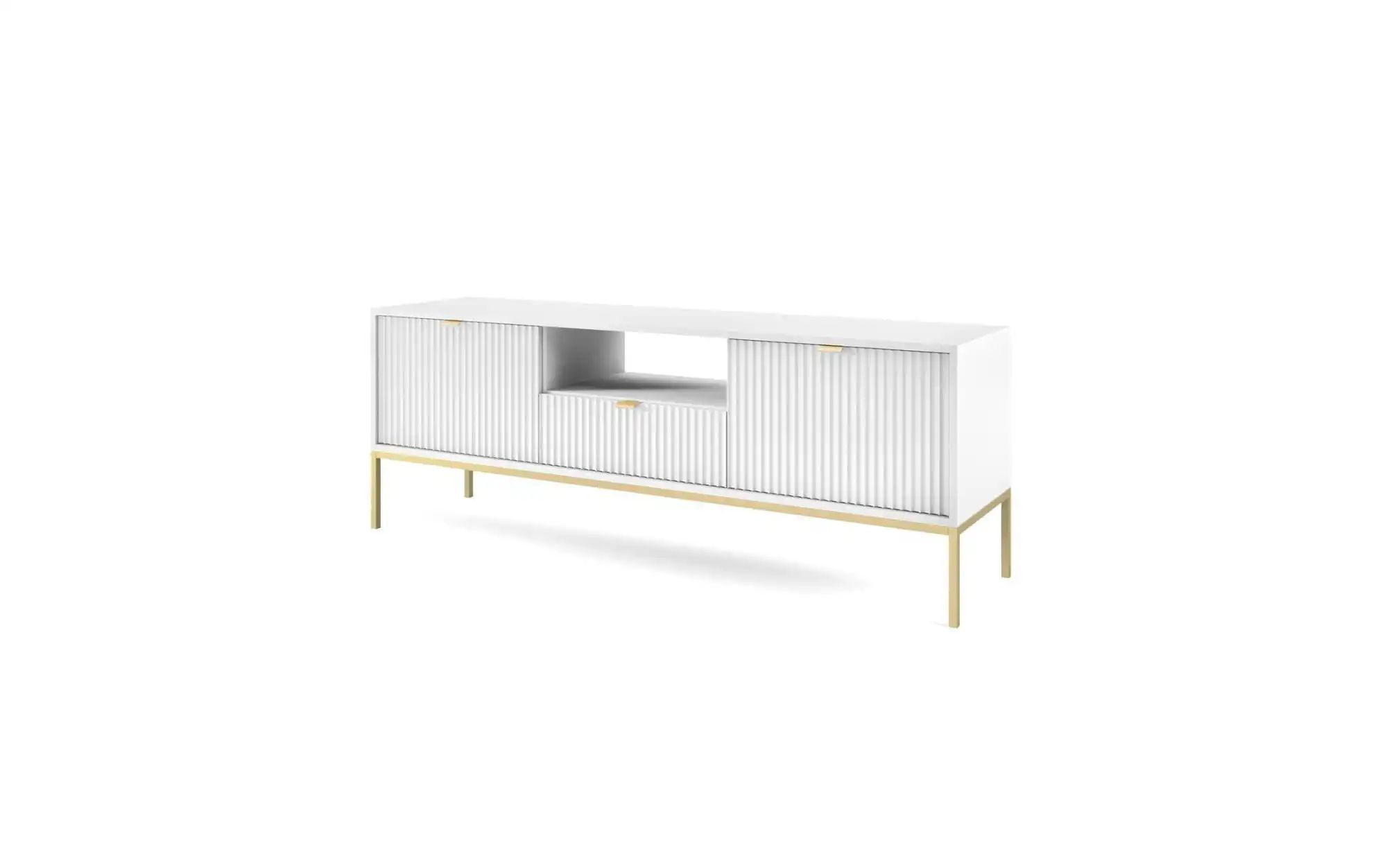 Lowboard  Nova ¦ weiß ¦ Maße (cm): B: 154 H: 56 Kommoden & Sideboards > Low günstig online kaufen