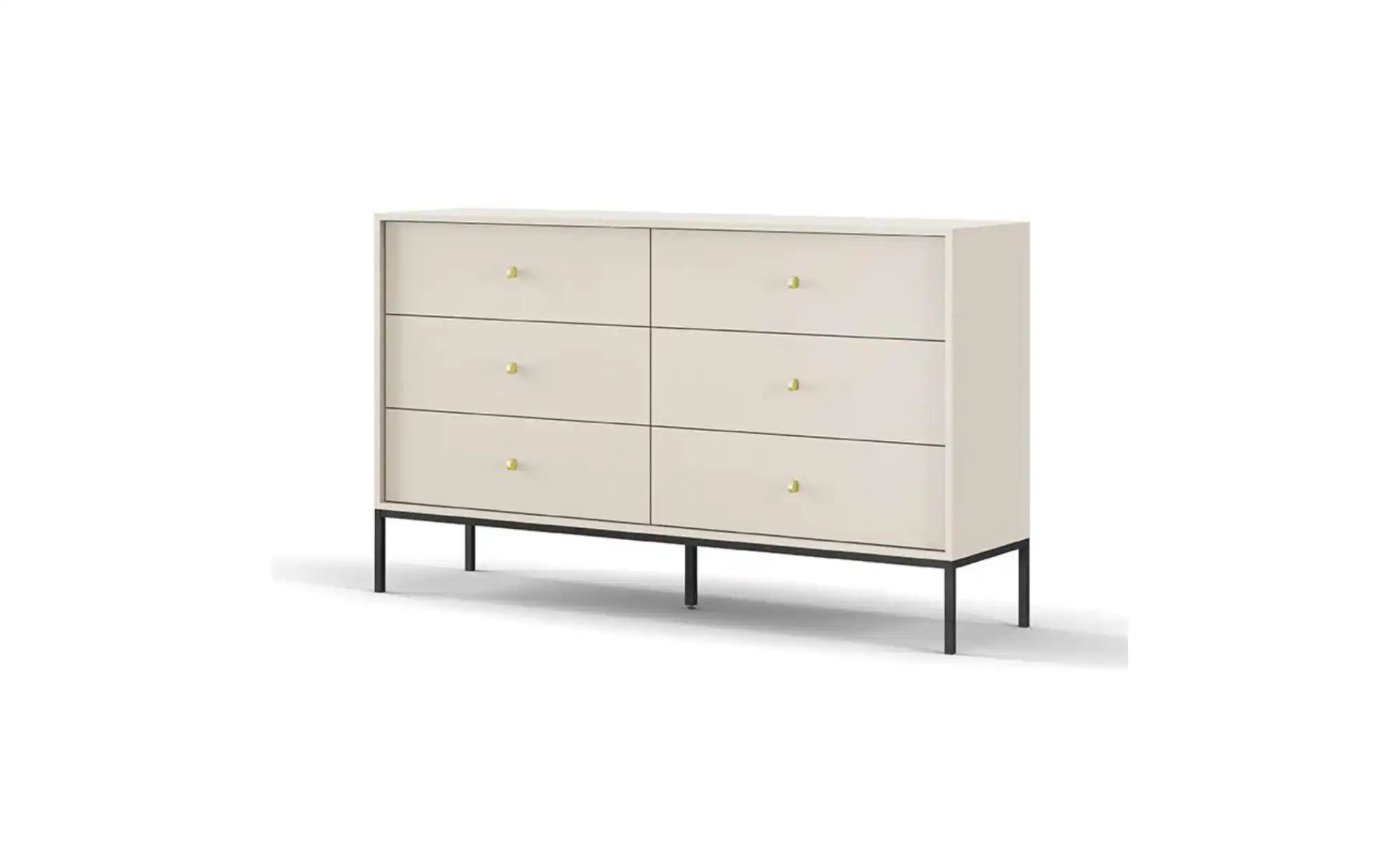 Kommode  Molly ¦ beige ¦ Maße (cm): B: 154 H: 91 Kommoden & Sideboards > Ko günstig online kaufen