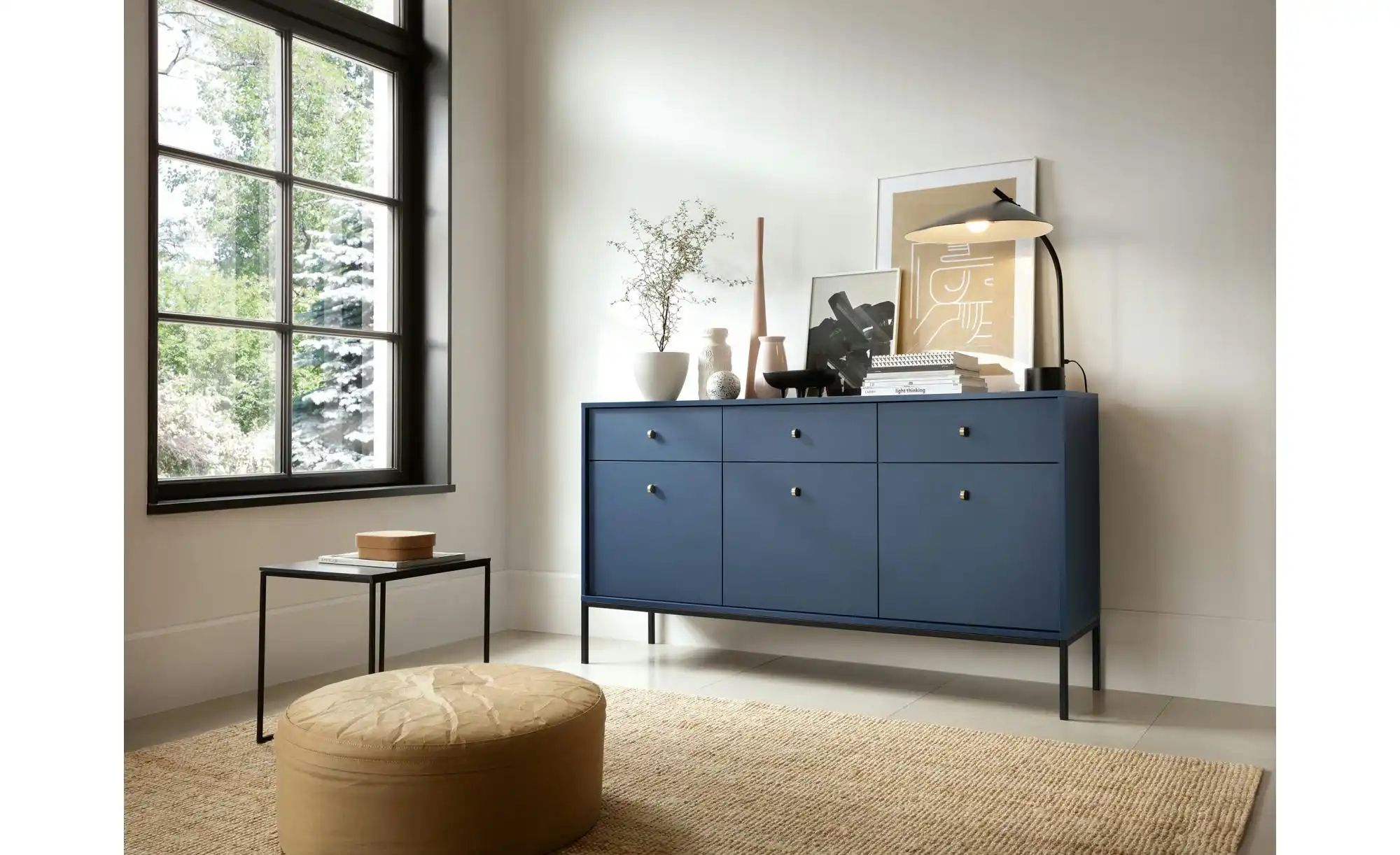 Thumbnail - Sideboard  Molly ¦ blau ¦ Maße (cm): B: 153,4 H: 83,2 Kommoden & Sideboards > Sideboards - Höffner