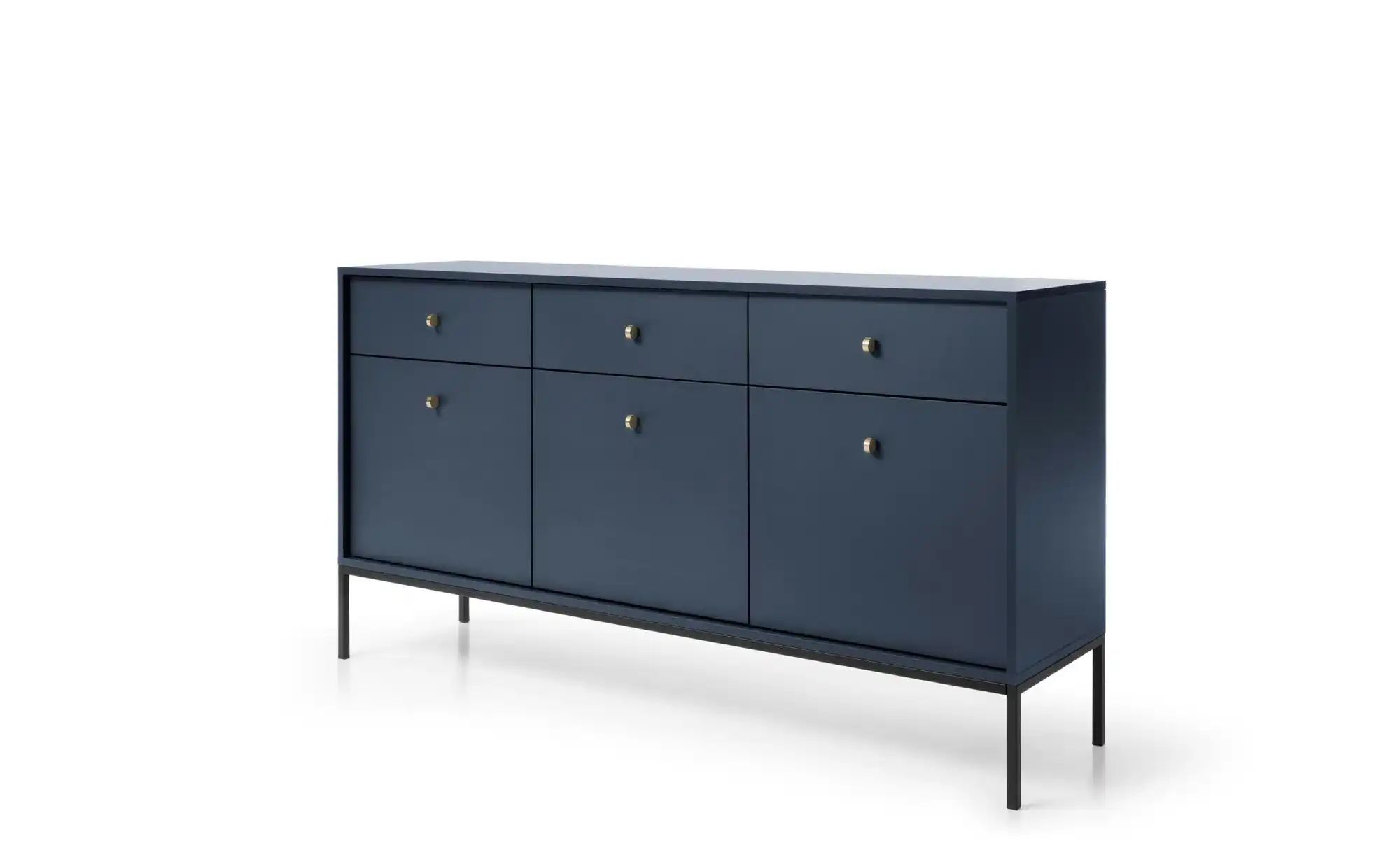 Sideboard  Molly ¦ blau ¦ Maße (cm): B: 153,4 H: 83,2 Kommoden & Sideboards günstig online kaufen