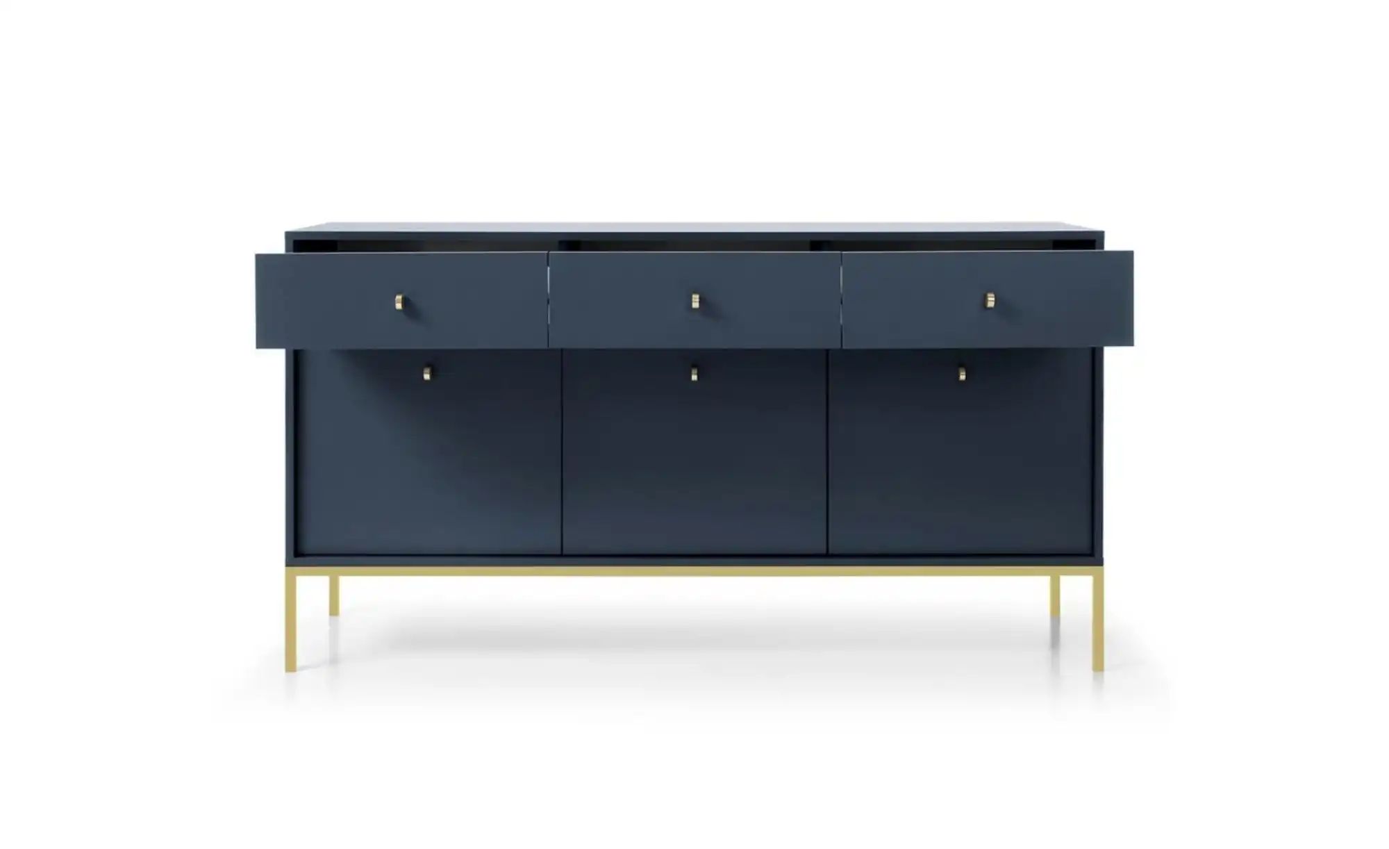 Thumbnail - Sideboard Molly ¦ blau ¦ Maße (cm): B: 153,4 H: 83,2 Kommoden & Sideboards > Sideboards - Höffner