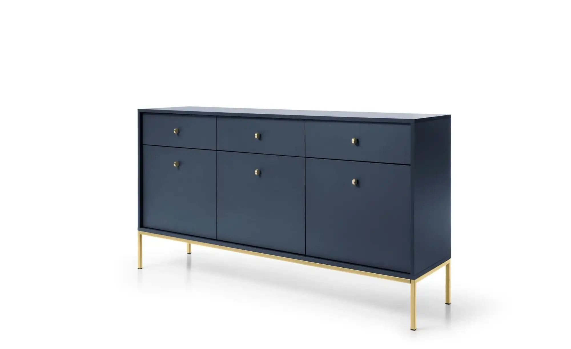 Sideboard  Molly ¦ blau ¦ Maße (cm): B: 153,4 H: 83,2 Kommoden & Sideboards günstig online kaufen