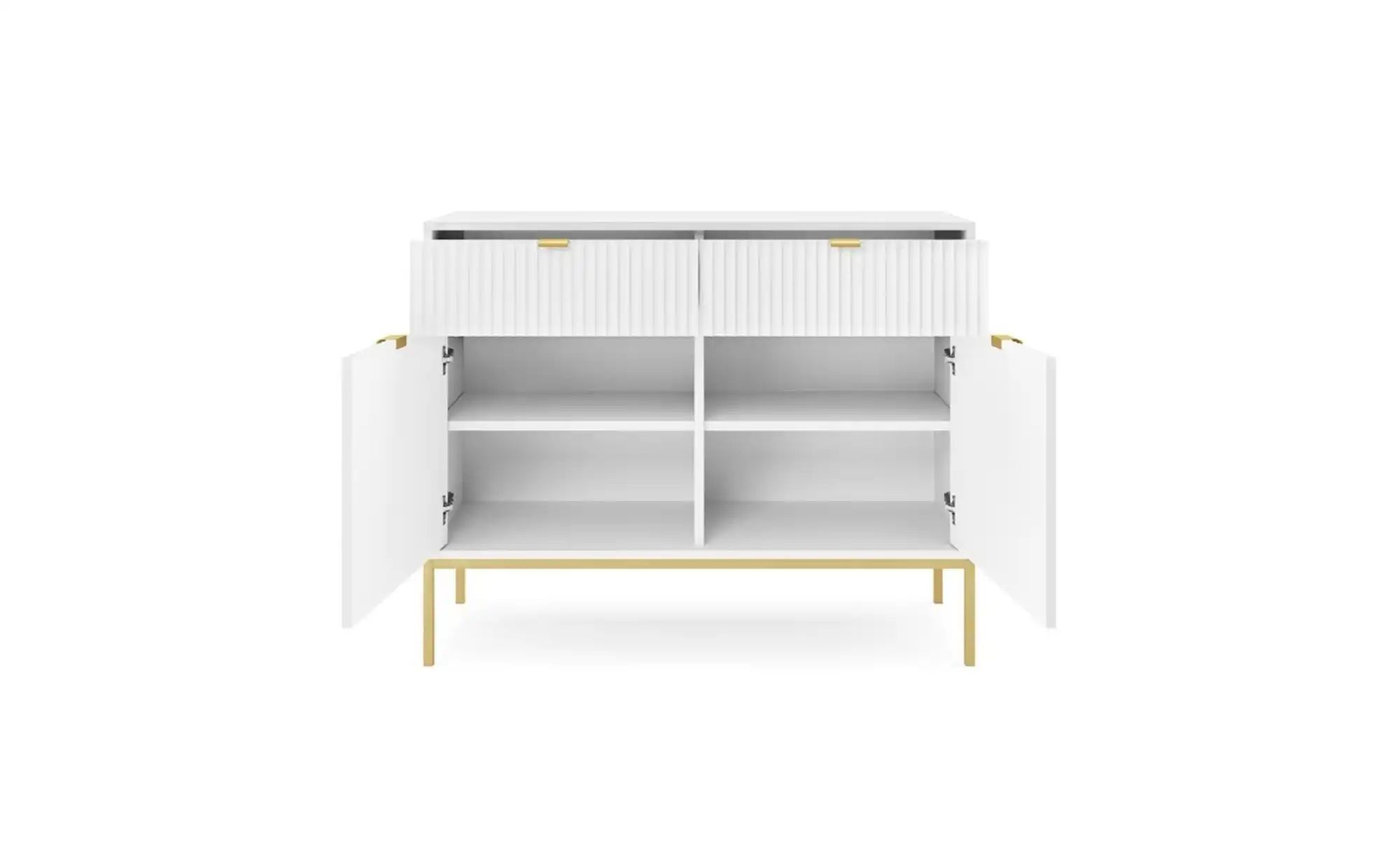 Sideboard  Nova ¦ weiß ¦ Maße (cm): B: 104 H: 83 Kommoden & Sideboards > Si günstig online kaufen