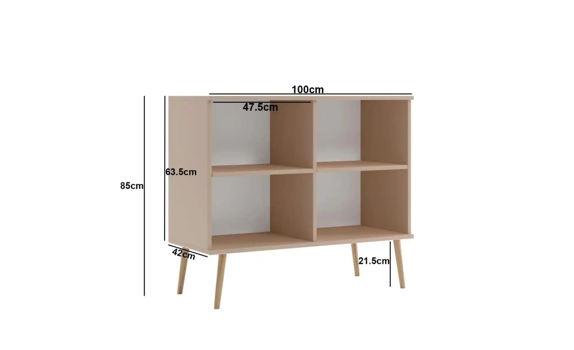 Sideboard  Ikon ¦ beige ¦ Maße (cm): B: 100 H: 85 Kommoden & Sideboards > S günstig online kaufen