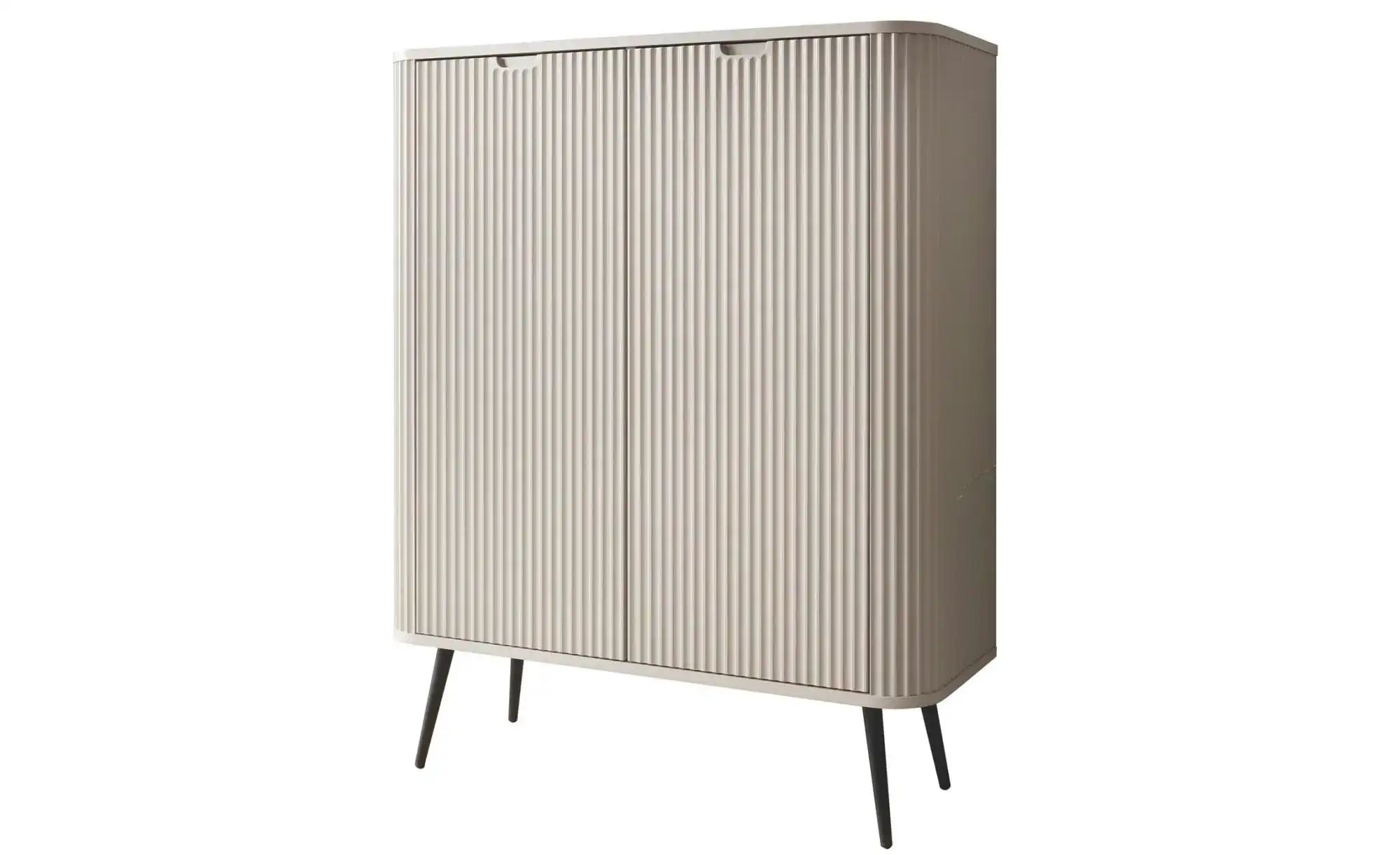 Highboard  Zova ¦ beige ¦ Maße (cm): B: 103 H: 129 Kommoden & Sideboards > günstig online kaufen