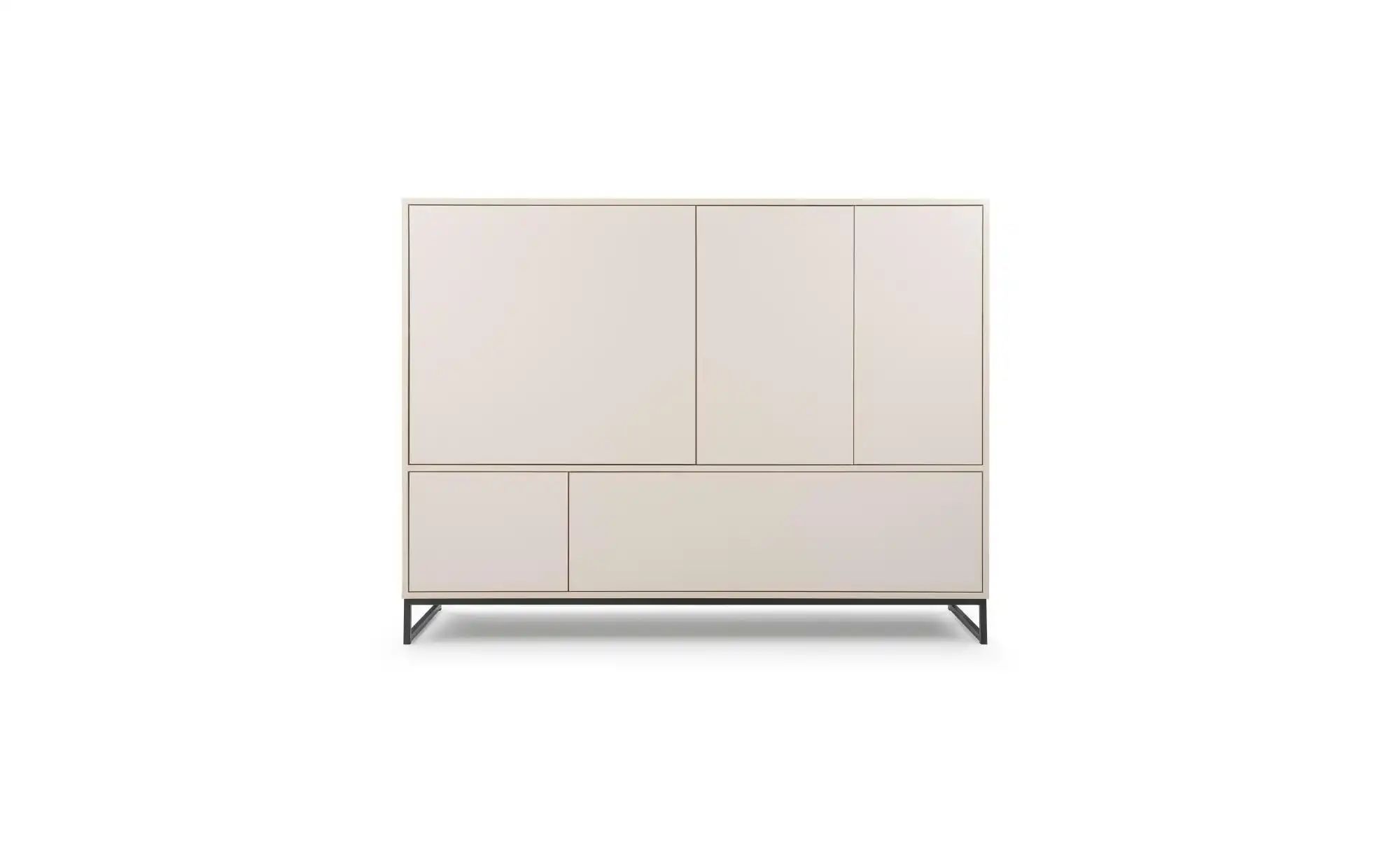 Highboard  Genua ¦ beige ¦ Maße (cm): B: 160 H: 120,5 Kommoden & Sideboards günstig online kaufen