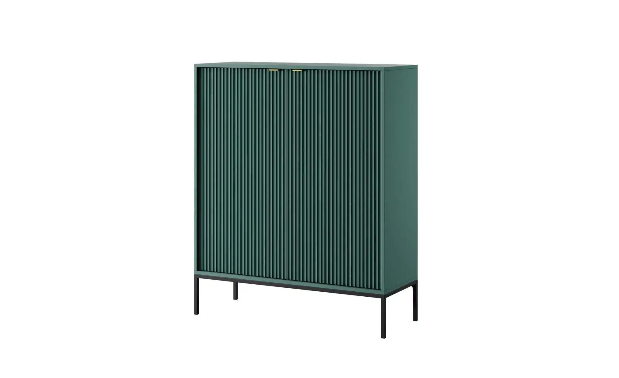 Highboard  Nova ¦ grün ¦ Maße (cm): B: 104 H: 125 Kommoden & Sideboards > H günstig online kaufen