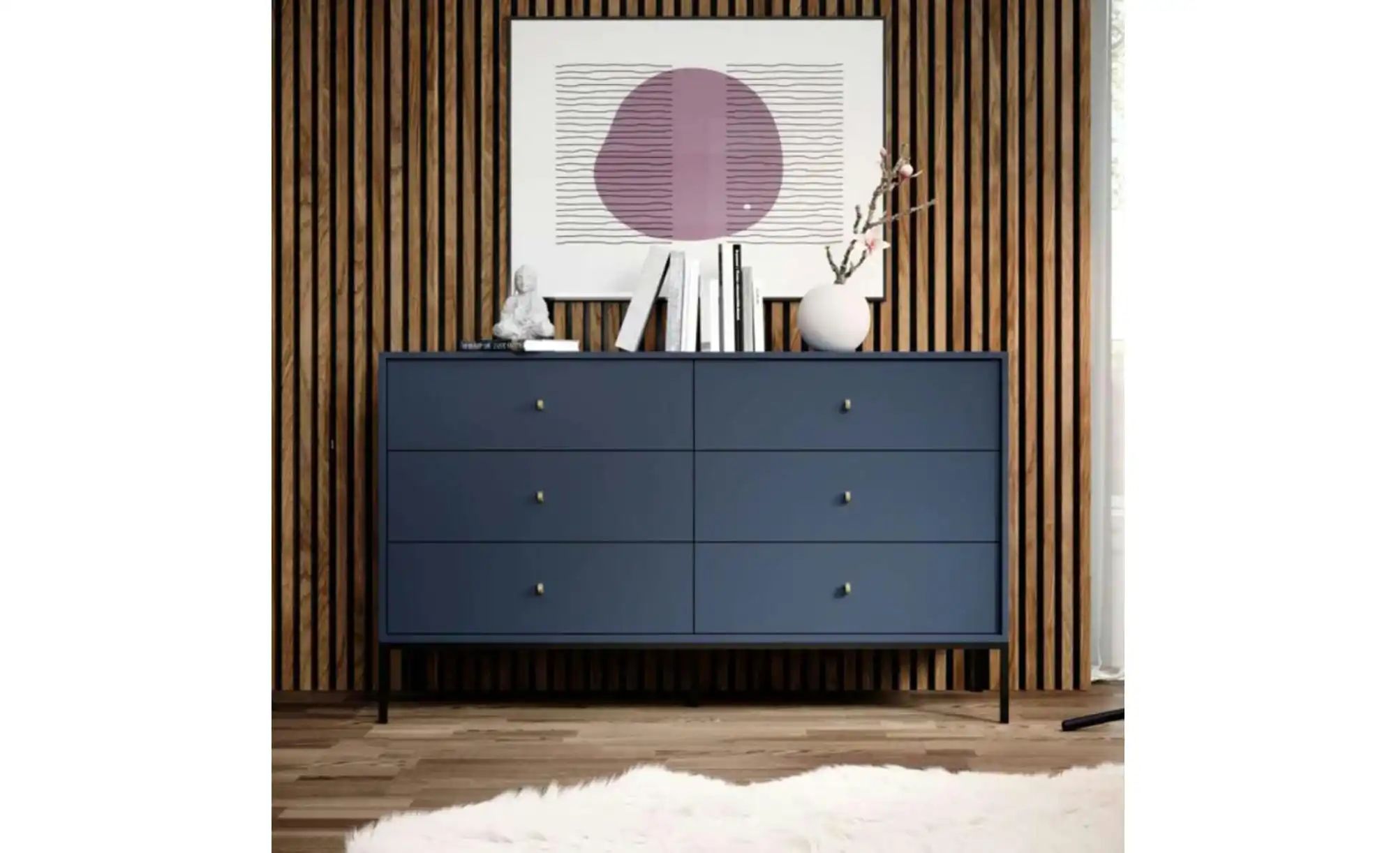 Kommode  Molly ¦ blau ¦ Maße (cm): B: 154 H: 91 Kommoden & Sideboards > Kom günstig online kaufen