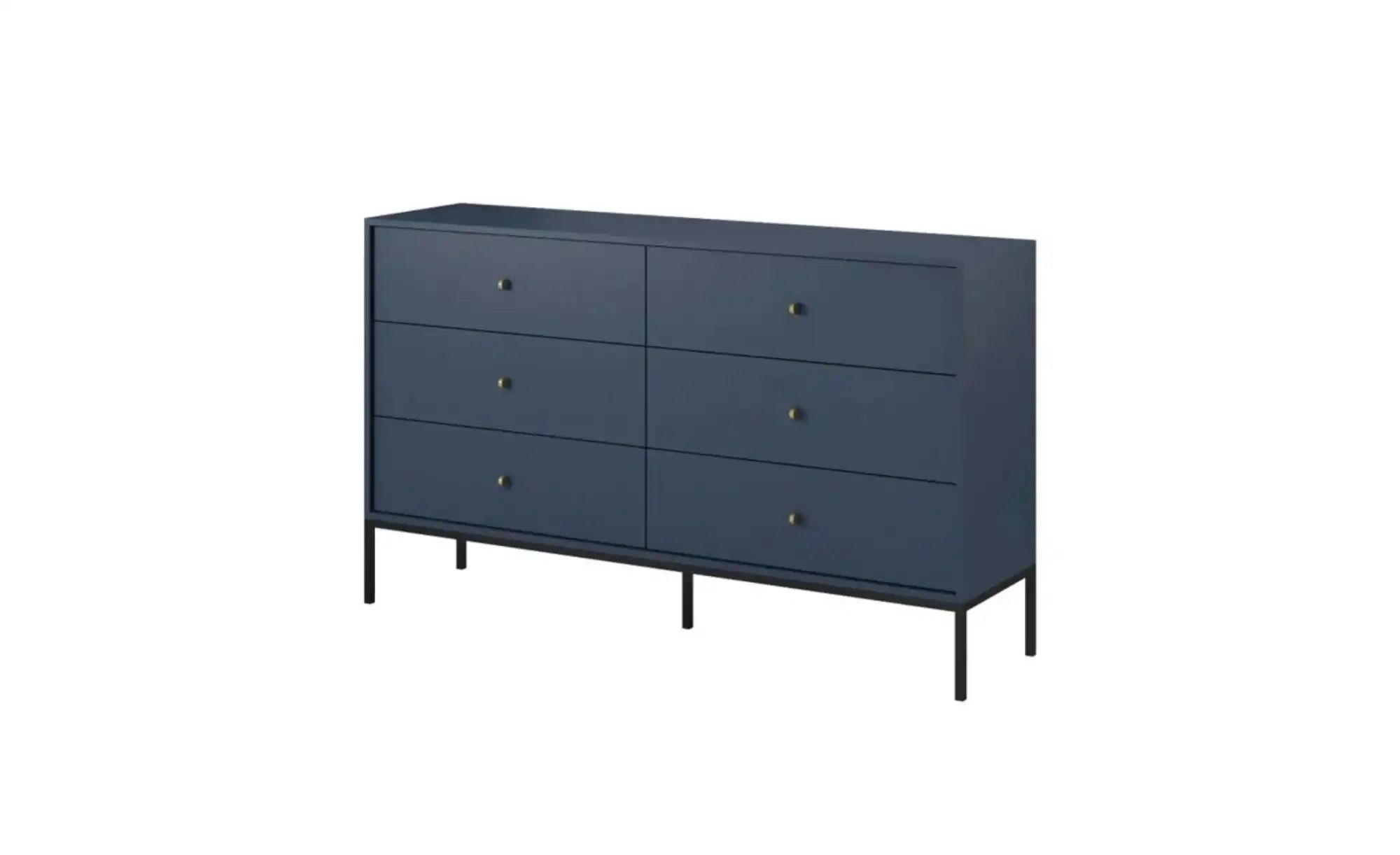 Kommode Molly ¦ blau ¦ Maße (cm): B: 154 H: 91 Kommoden & Sideboards > Kom günstig online kaufen