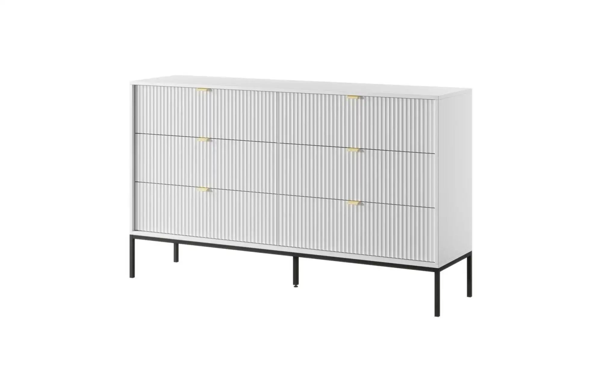Kommode  Nova ¦ weiß ¦ Maße (cm): B: 154 H: 91 Kommoden & Sideboards > Komm günstig online kaufen