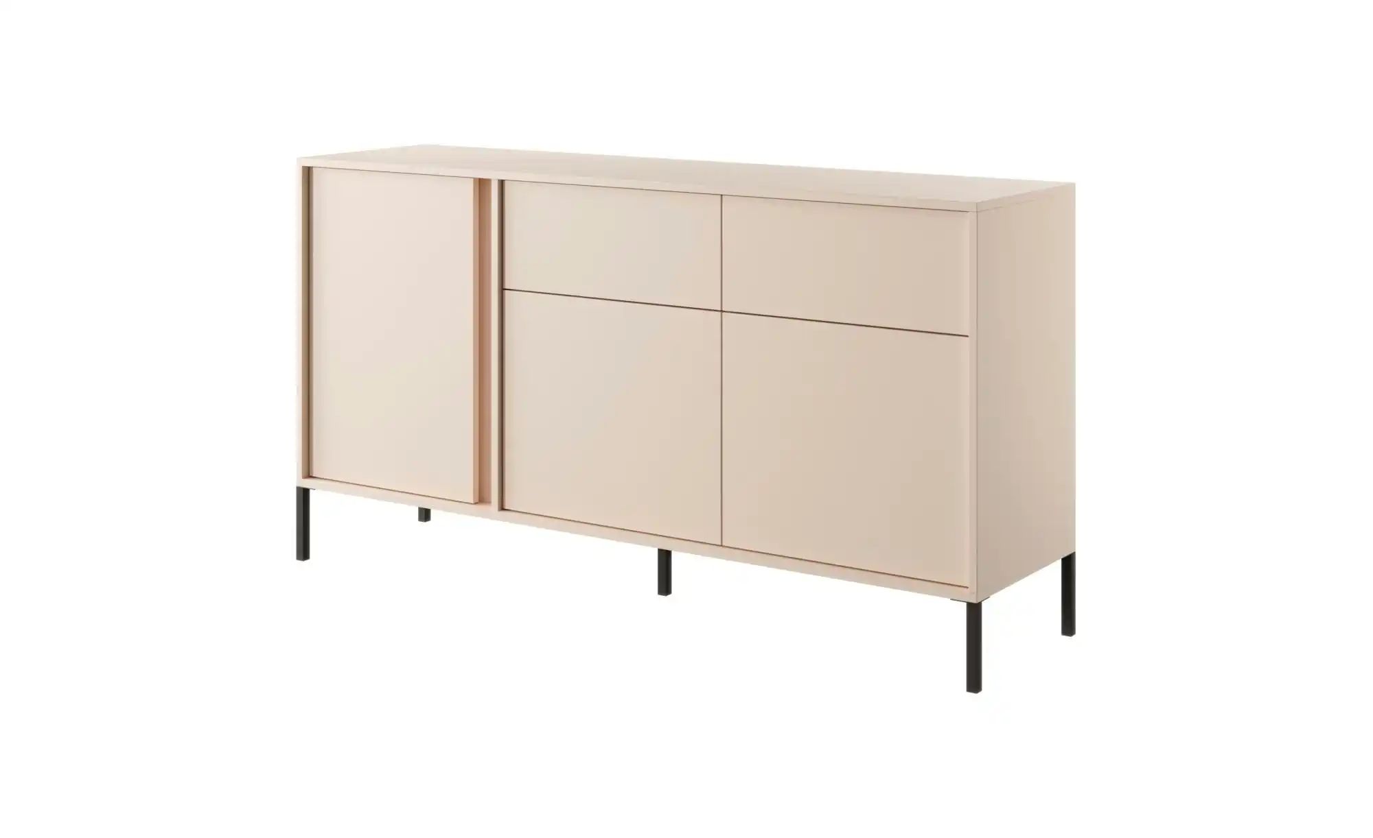 Sideboard   ¦ beige ¦ Maße (cm): B: 153 H: 81 Kommoden & Sideboards > Sideb günstig online kaufen