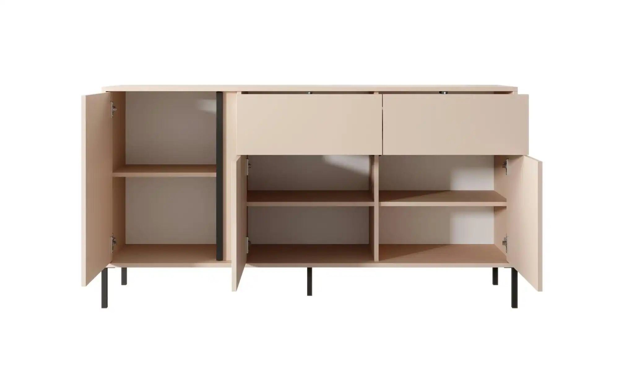 Sideboard   ¦ beige ¦ Maße (cm): B: 153 H: 81 Kommoden & Sideboards > Sideb günstig online kaufen