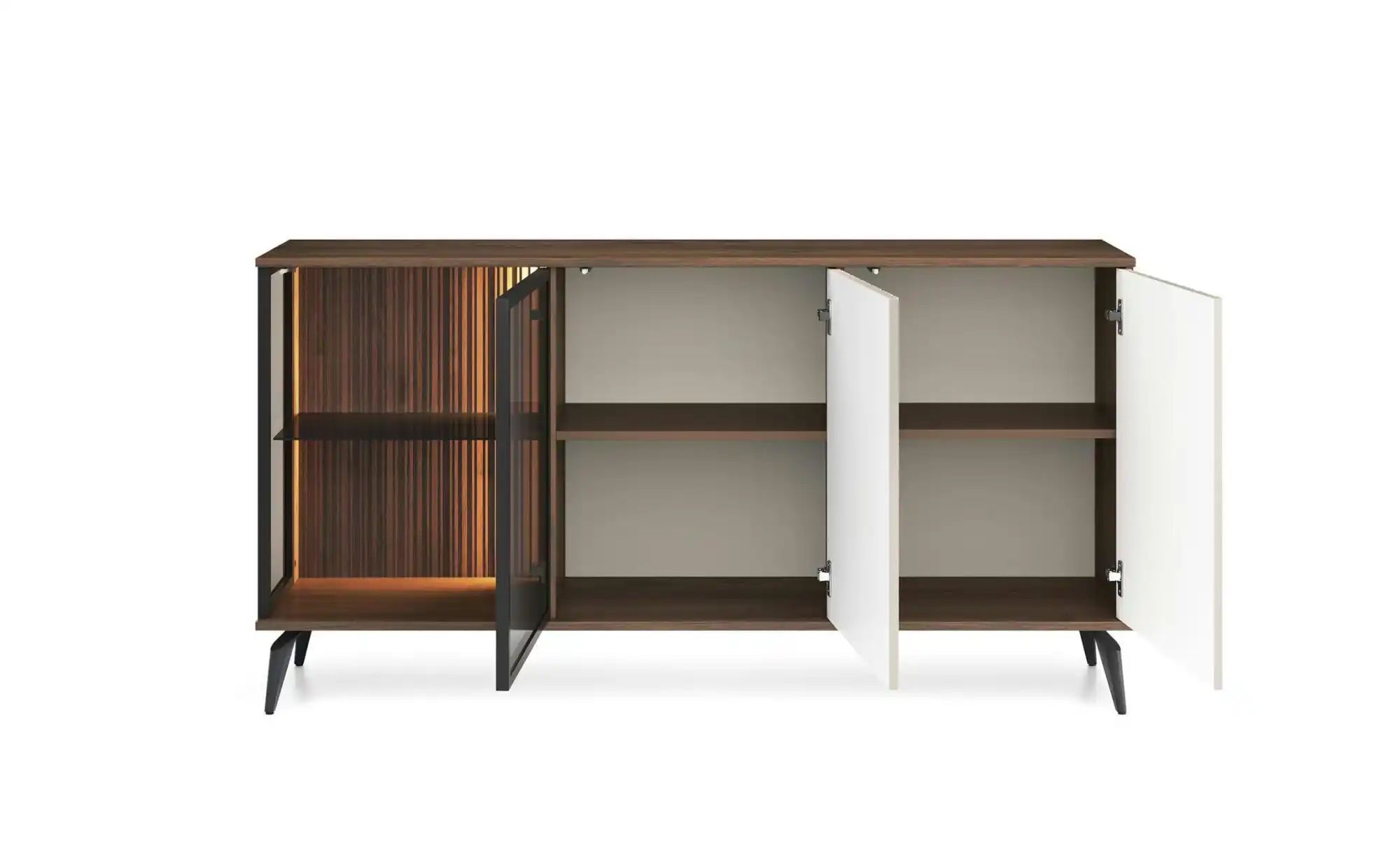 Sideboard  Vico ¦ beige ¦ Maße (cm): B: 154 H: 80 Kommoden & Sideboards > S günstig online kaufen