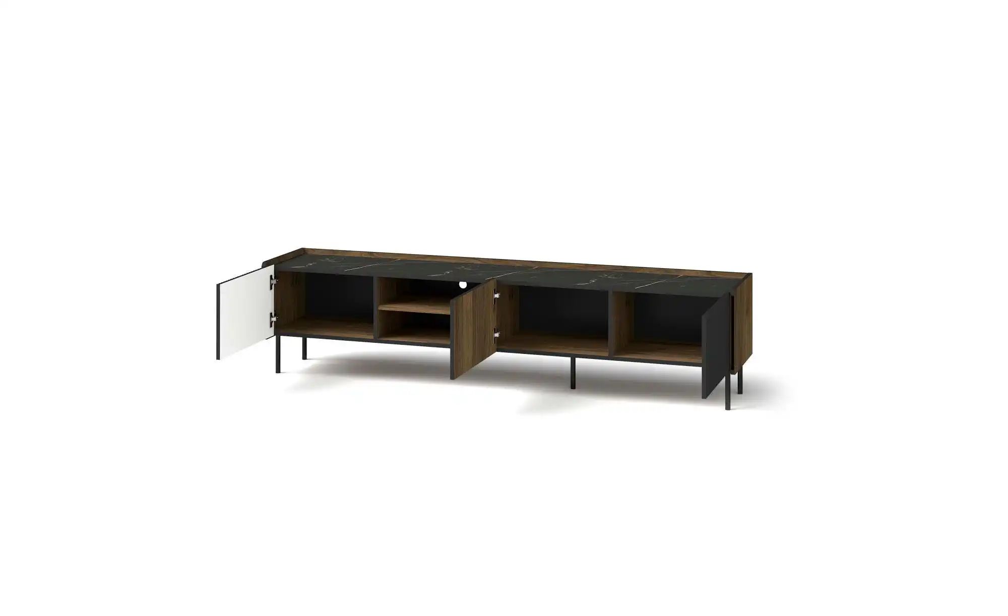 Lowboard  Prestigo ¦ braun ¦ Maße (cm): B: 200 H: 47 Kommoden & Sideboards günstig online kaufen