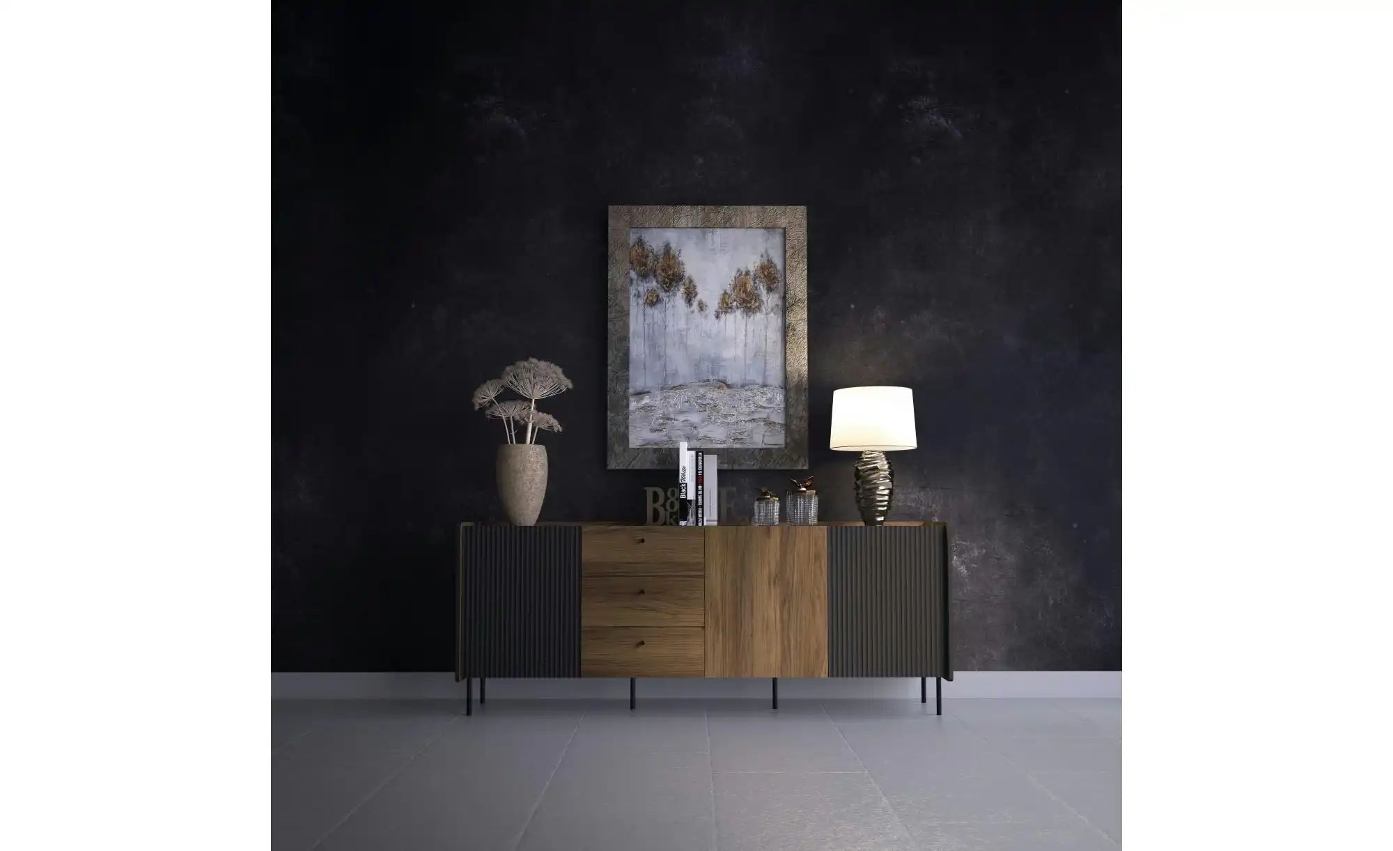 Thumbnail - Sideboard Prestigo ¦ braun ¦ Maße (cm): B: 200 H: 78 Kommoden & Sideboards > Sideboards - Höffner