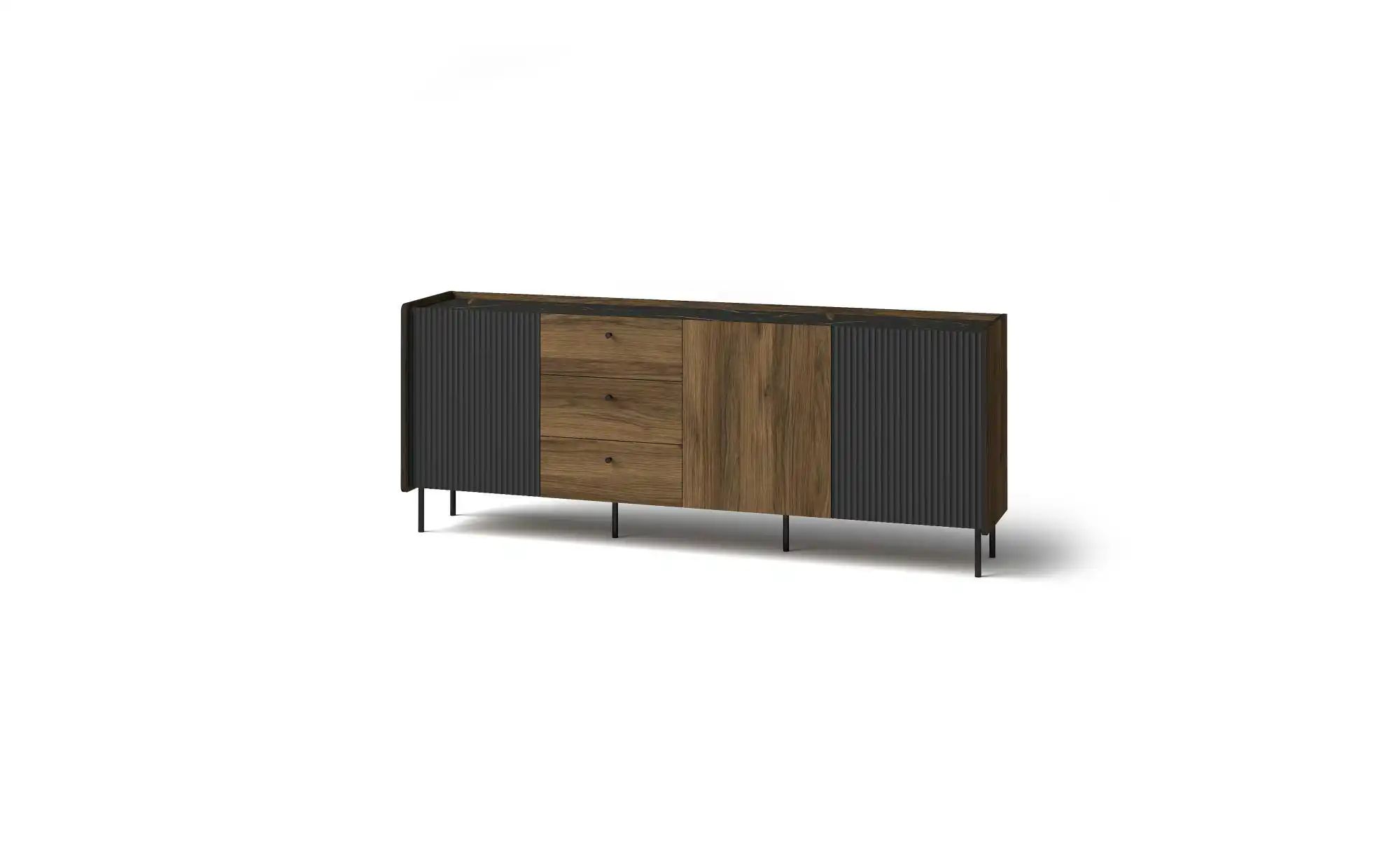 Sideboard  Prestigo ¦ braun ¦ Maße (cm): B: 200 H: 78 Kommoden & Sideboards günstig online kaufen