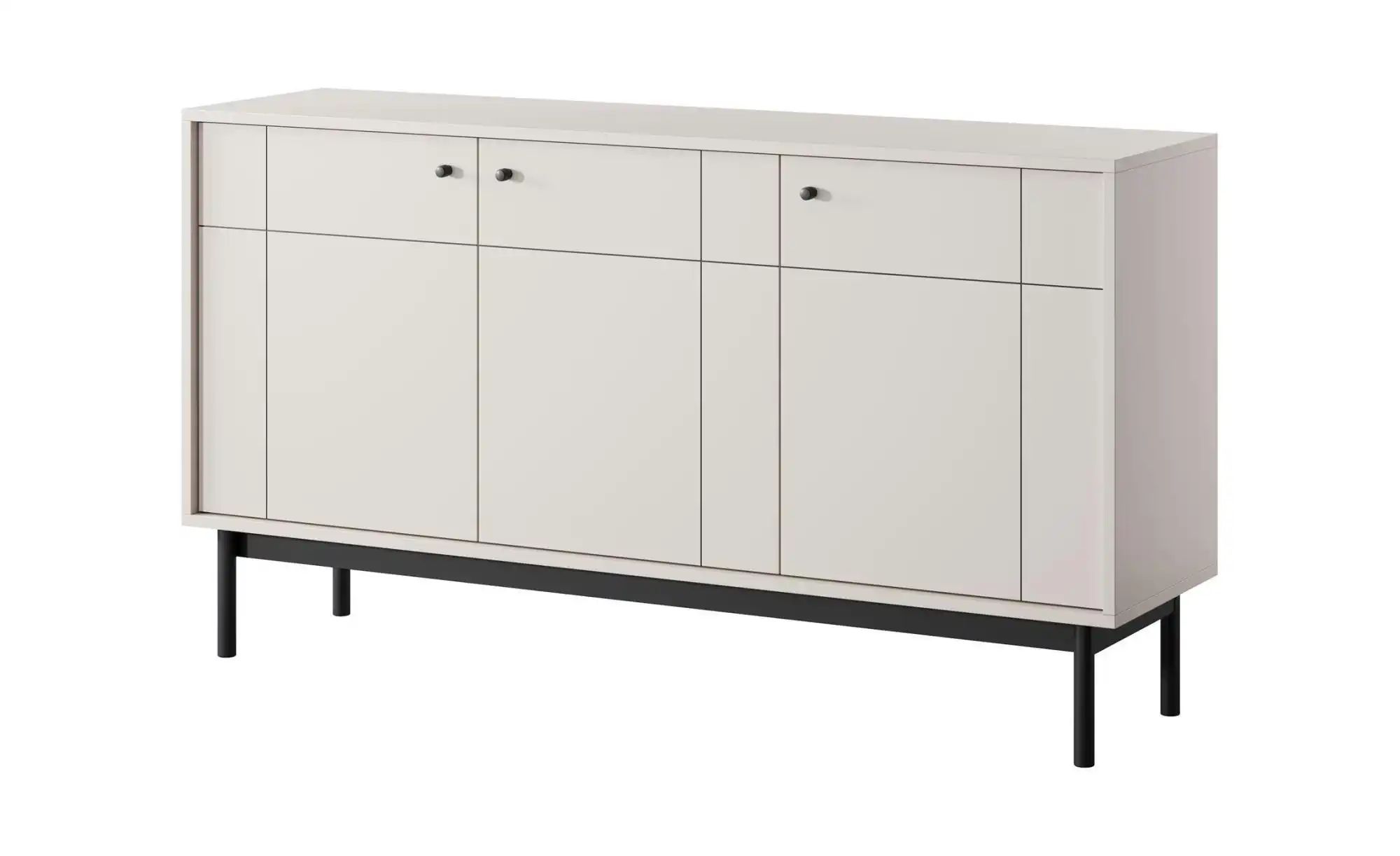 Sideboard  Panda ¦ beige ¦ Maße (cm): B: 154 H: 84 Kommoden & Sideboards > günstig online kaufen