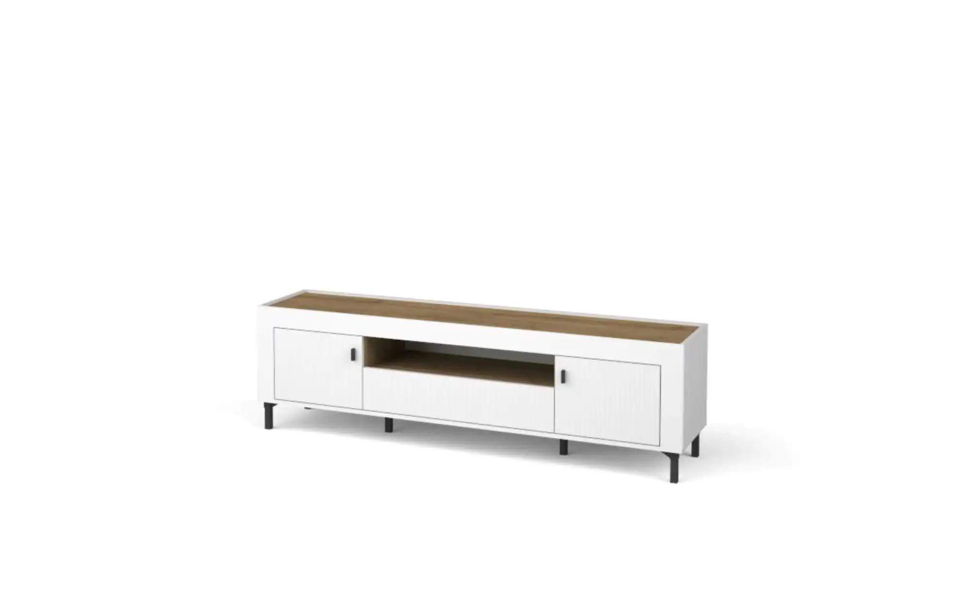 Lowboard  Mossa ¦ weiß ¦ Maße (cm): B: 177 H: 52 Kommoden & Sideboards > Lo günstig online kaufen