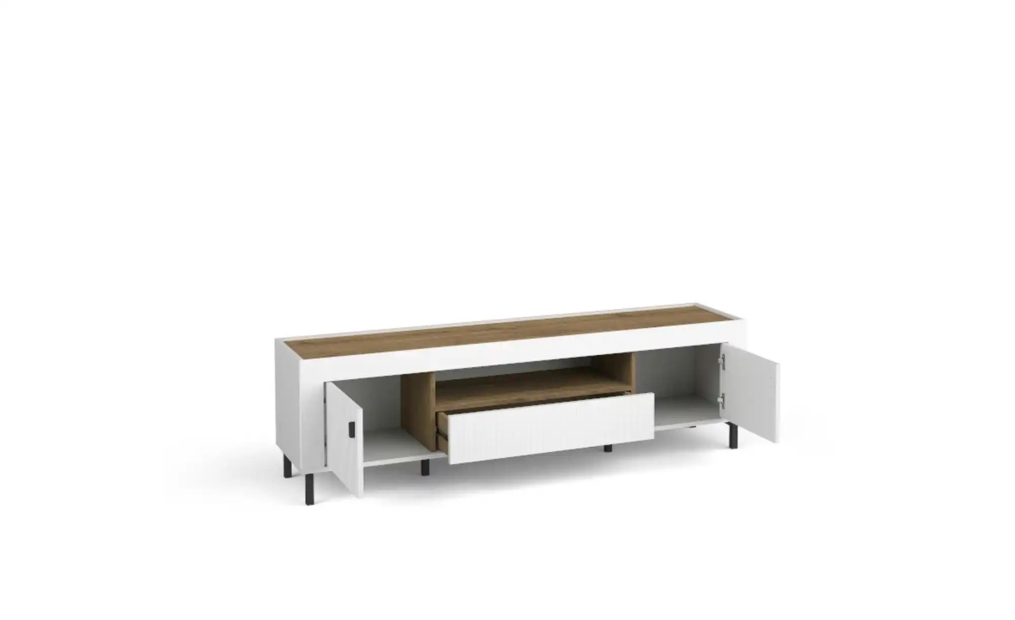Thumbnail - Lowboard Mossa ¦ weiß ¦ Maße (cm): B: 177 H: 52 Kommoden & Sideboards > Lowboards - Höffner