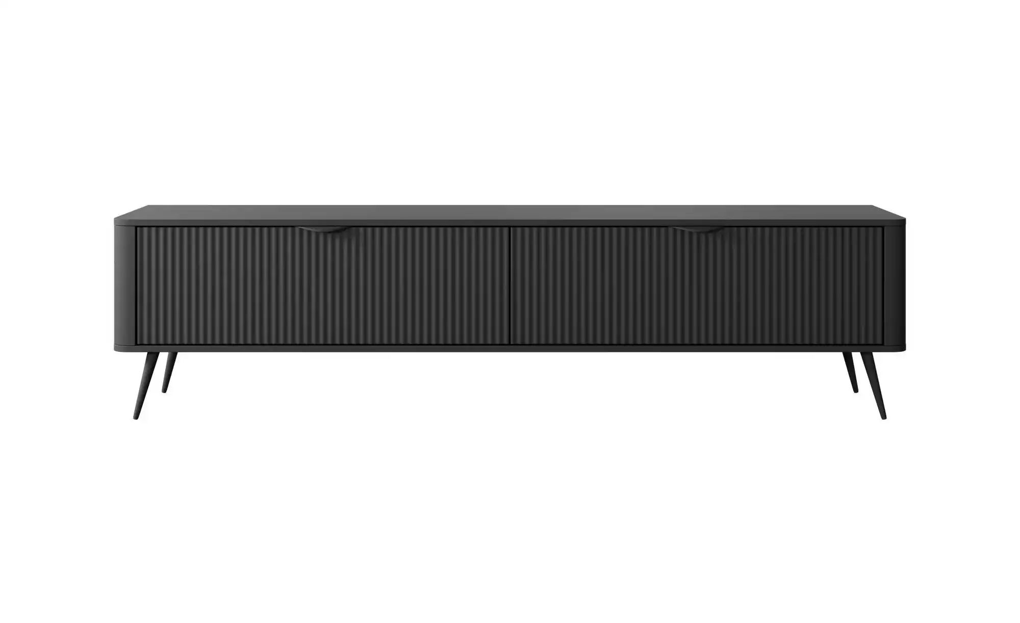 Lowboard  Lante ¦ schwarz ¦ Maße (cm): B: 200 H: 51 Kommoden & Sideboards > günstig online kaufen