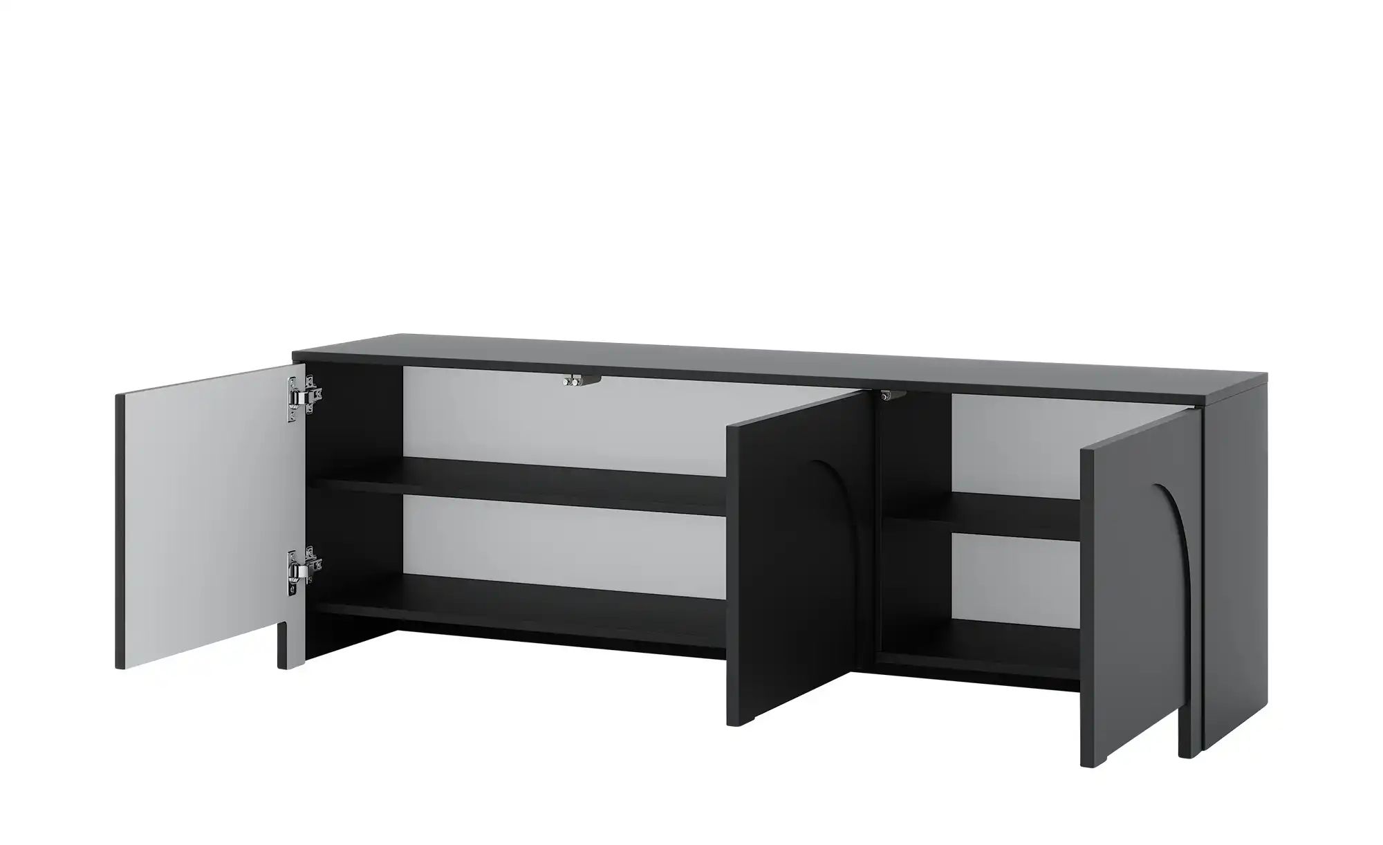 Thumbnail - TV-Lowboard  Arsoli ¦ schwarz ¦ Maße (cm): B: 150 H: 49 T: 35.0 Kommoden & Sideboards > Lowboards - Höffner