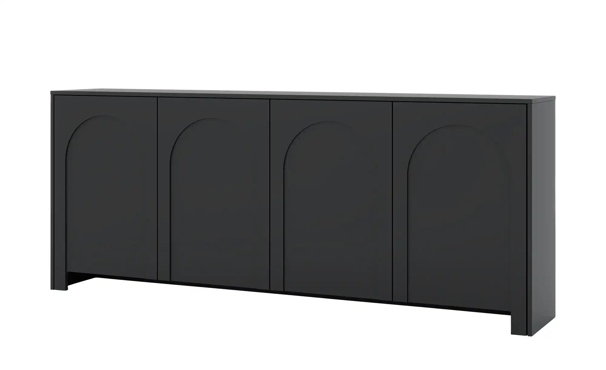 Sideboard  Arsoli ¦ schwarz ¦ Maße (cm): B: 204 H: 83 T: 35.0 Kommoden & Si günstig online kaufen