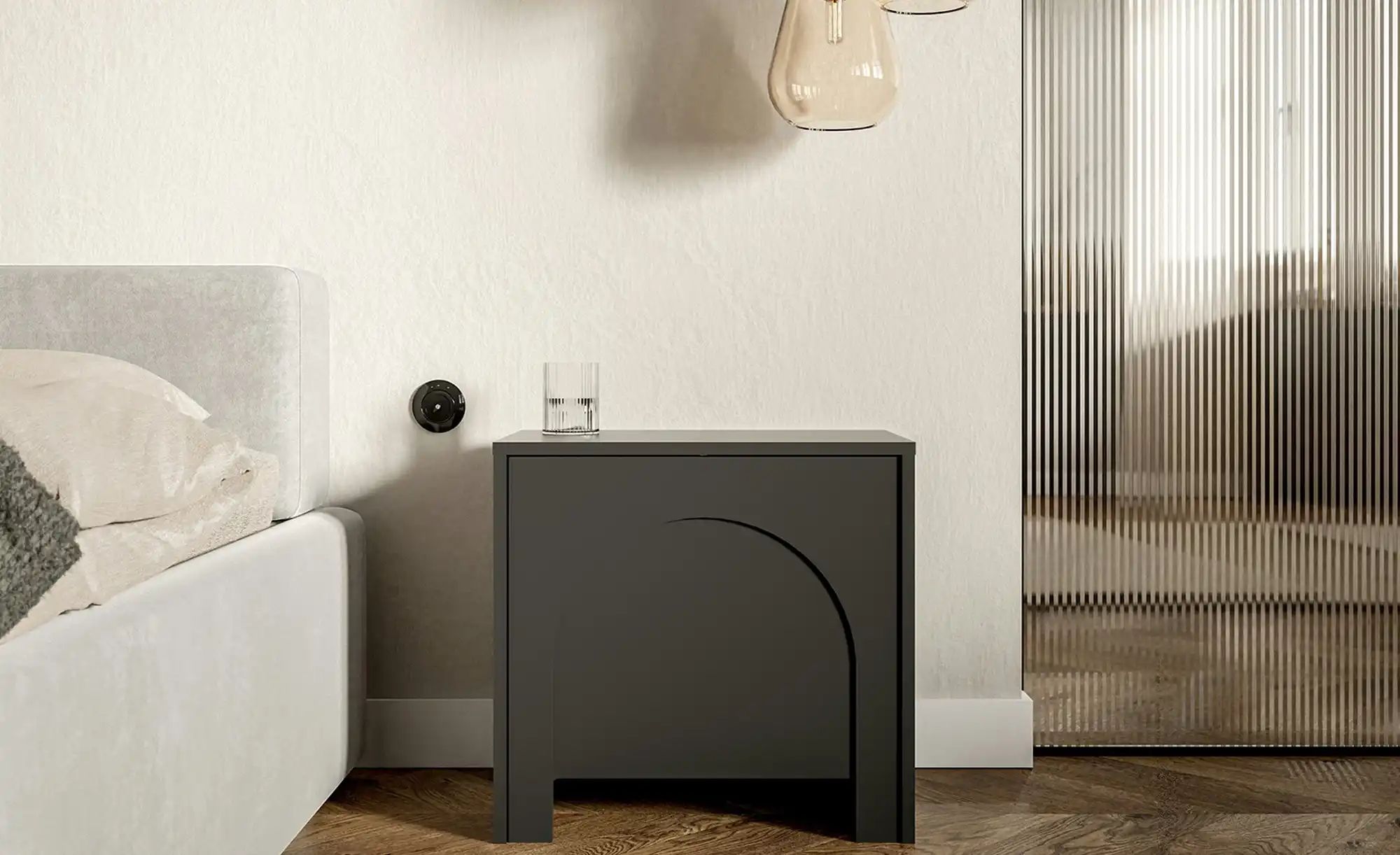 Thumbnail - Kommode  Arsoli ¦ schwarz ¦ Maße (cm): B: 50 H: 49 T: 35.0 Kommoden & Sideboards > Kommoden - Höffner