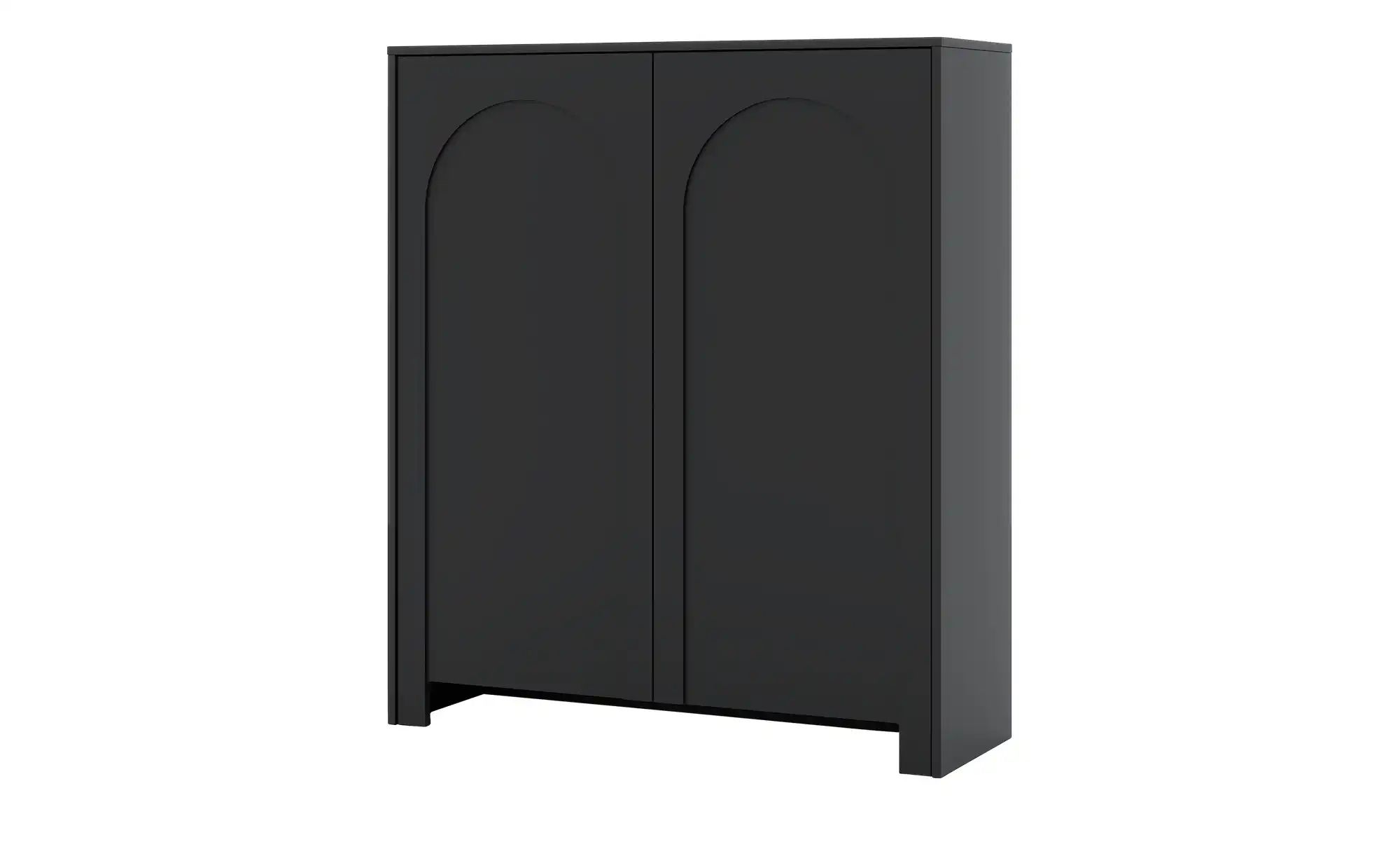 Highboard  Arsoli ¦ schwarz ¦ Maße (cm): B: 100 H: 117 T: 35.0 Kommoden & S günstig online kaufen