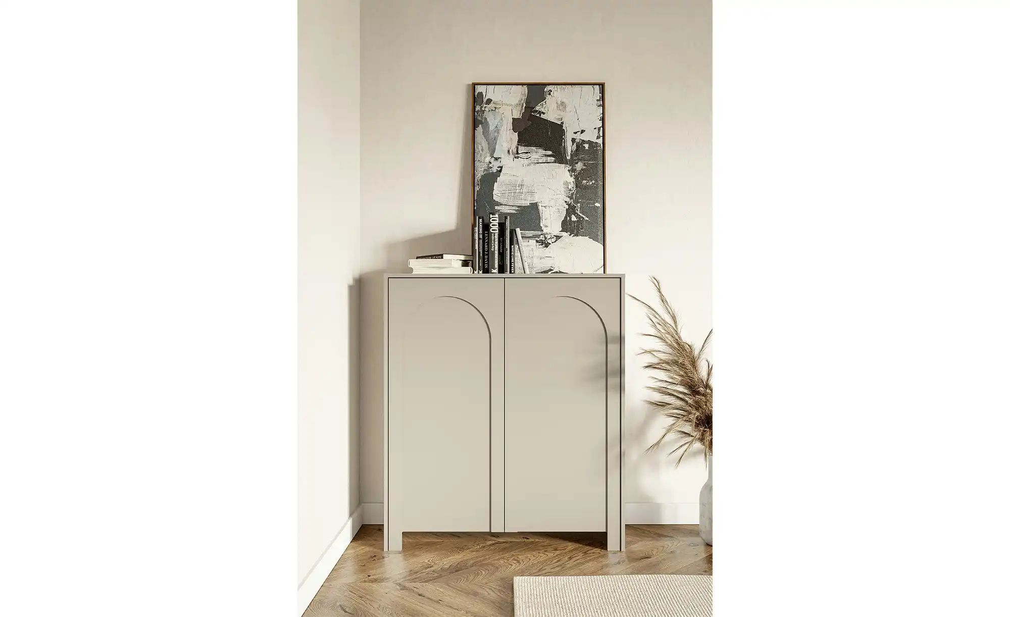 Thumbnail - Highboard Arsoli ¦ beige ¦ Maße (cm): B: 100 H: 117 T: 35.0 Kommoden & Sideboards > Highboards - Höffner