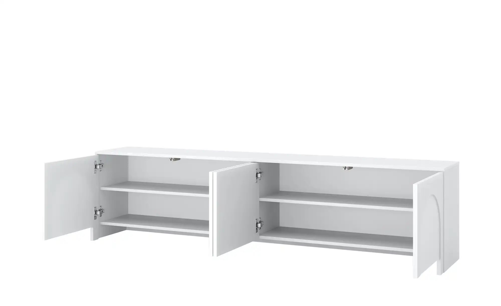 TV-Lowboard  Arsoli ¦ weiß ¦ Maße (cm): B: 204 H: 54 T: 35.0 Kommoden & Sid günstig online kaufen