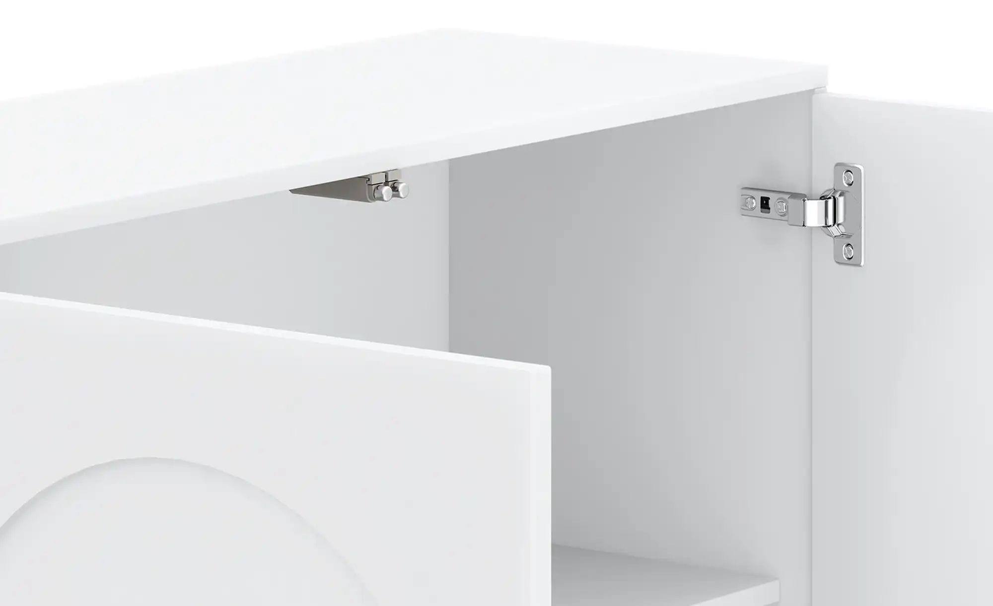 Thumbnail - Anrichte Arsoli ¦ weiß ¦ Maße (cm): B: 100 H: 81 T: 35.0 Schränke > Buffets - Höffner