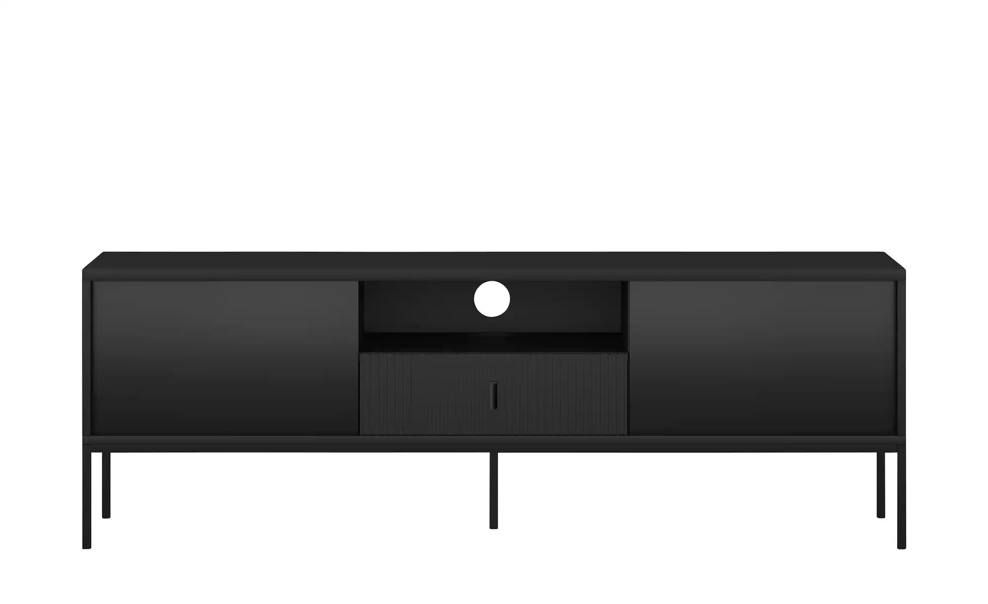 Thumbnail - TV-Lowboard Maglione ¦ schwarz ¦ Maße (cm): B: 154 H: 52 T: 39.0 Kommoden & Sideboards > Lowboards - Höffner