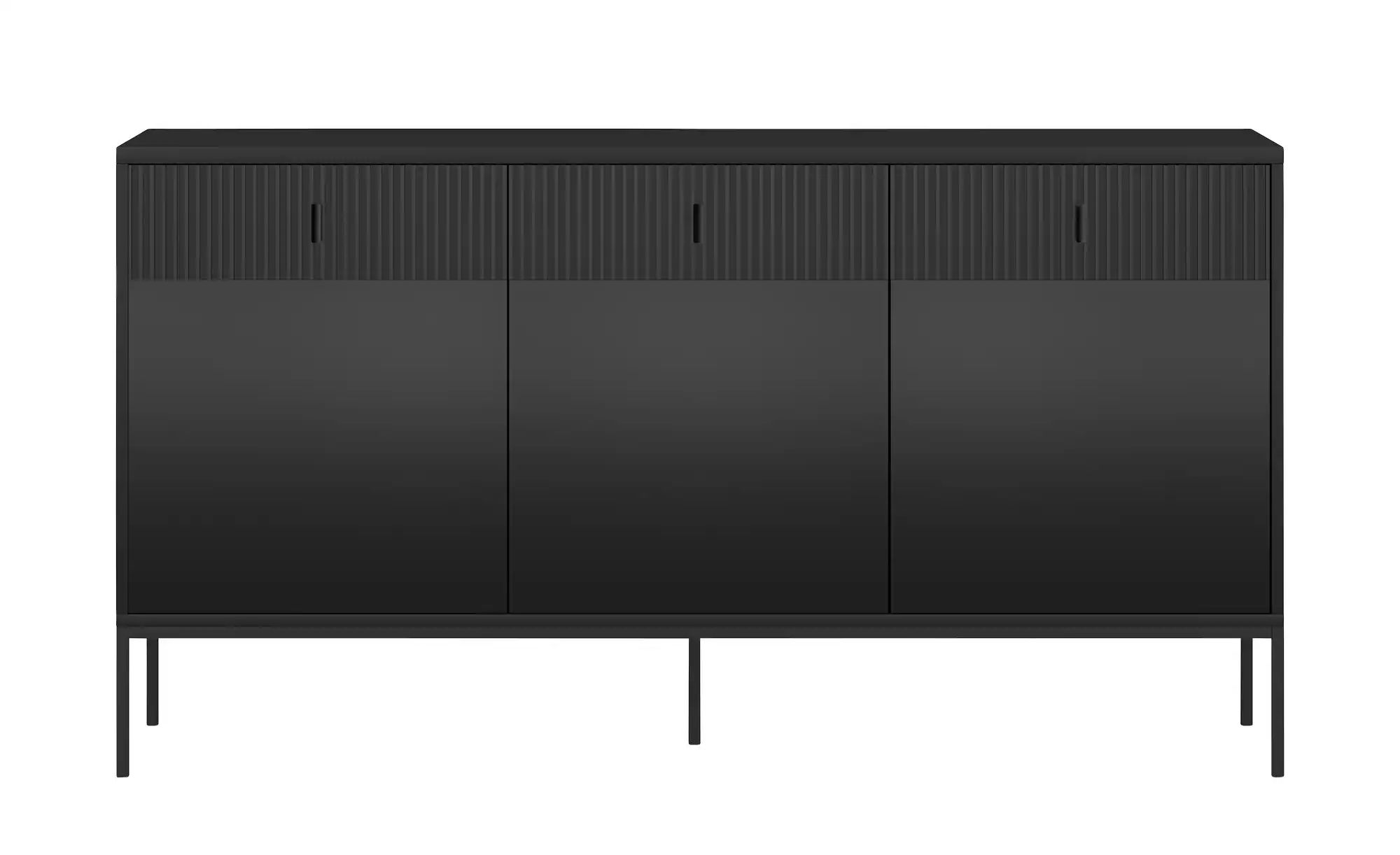 Sideboard  Maglione ¦ schwarz ¦ Maße (cm): B: 154 H: 83 T: 39.0 Kommoden & günstig online kaufen