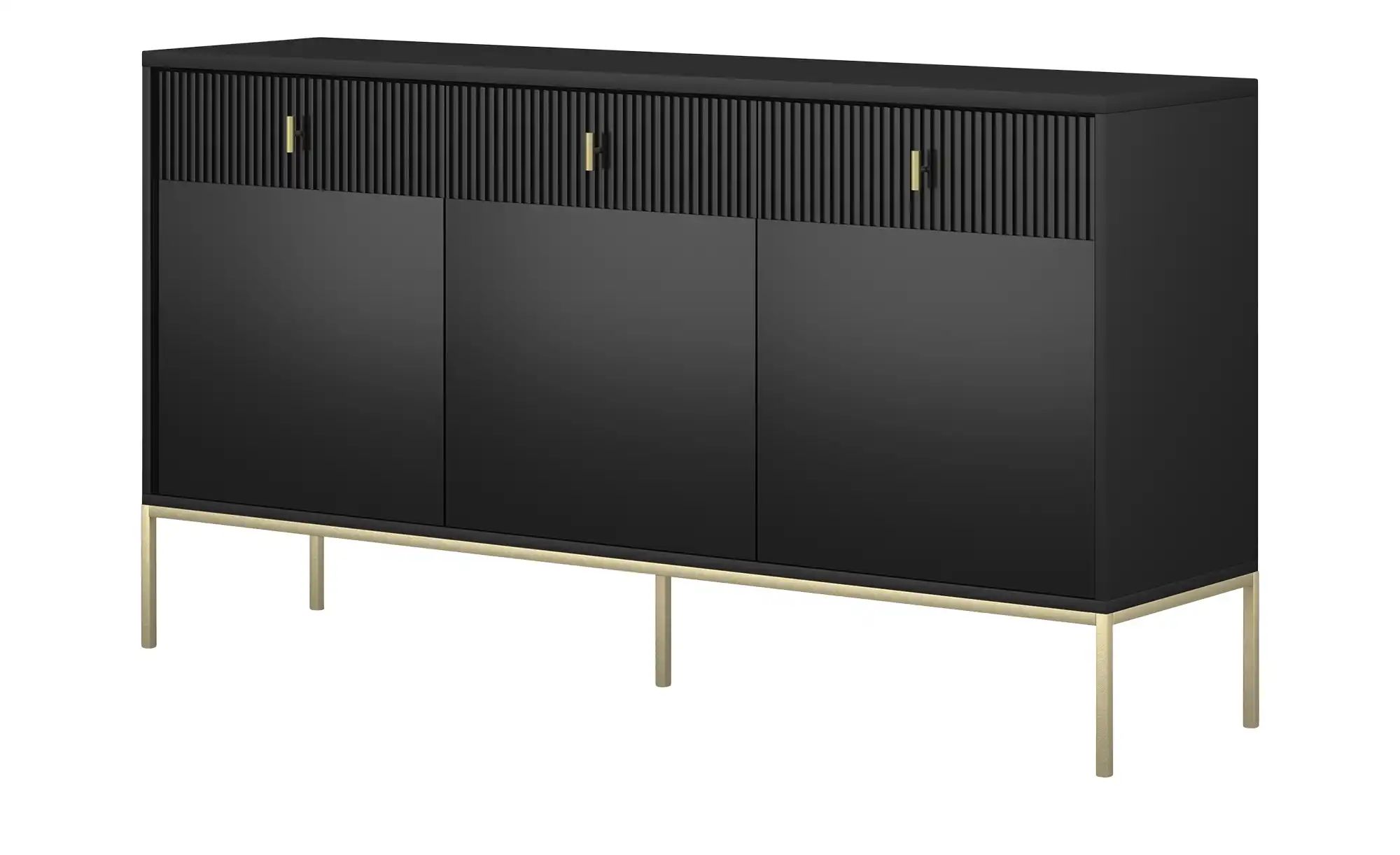 Sideboard  Maglione ¦ schwarz ¦ Maße (cm): B: 154 H: 83 T: 39.0 Kommoden & günstig online kaufen