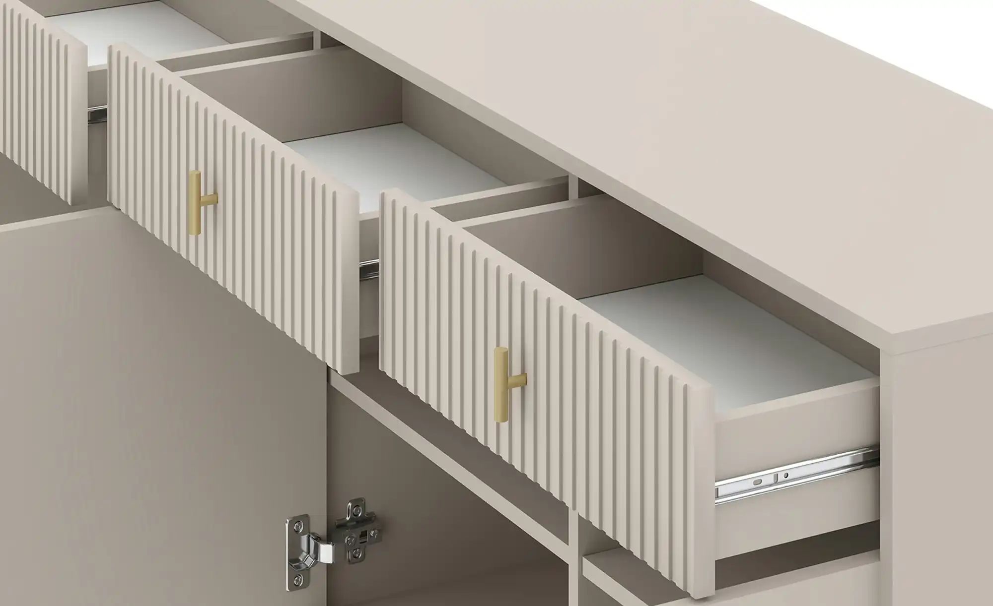 Thumbnail - Sideboard Maglione ¦ beige ¦ Maße (cm): B: 154 H: 83 T: 39.0 Kommoden & Sideboards > Sideboards - Höffner