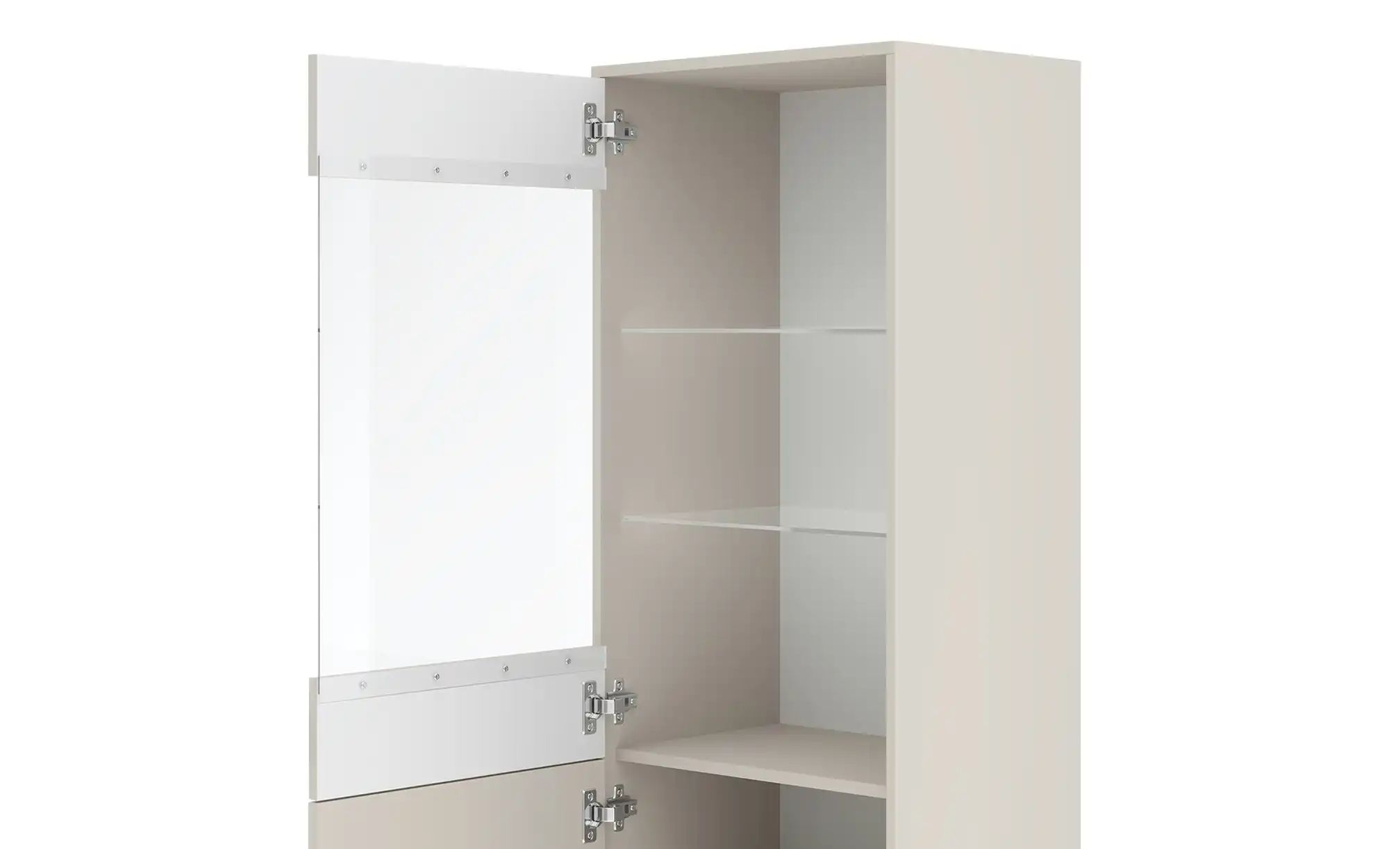 Vitrine  Maglione ¦ beige ¦ Maße (cm): B: 53,9 H: 175 T: 39.0 Schränke > Vi günstig online kaufen