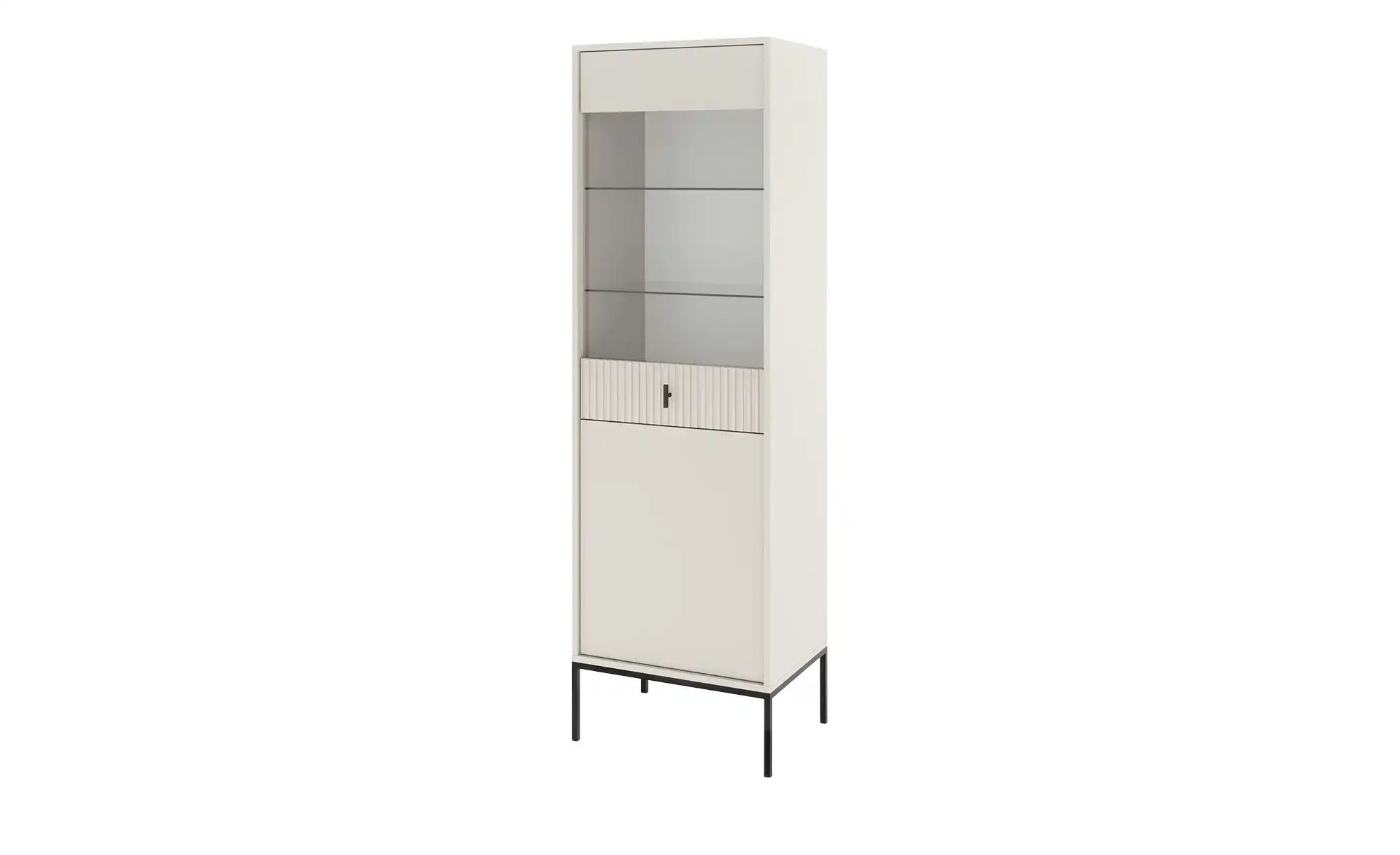 Vitrine  Maglione ¦ beige ¦ Maße (cm): B: 53,9 H: 175 T: 39.0 Schränke > Vi günstig online kaufen