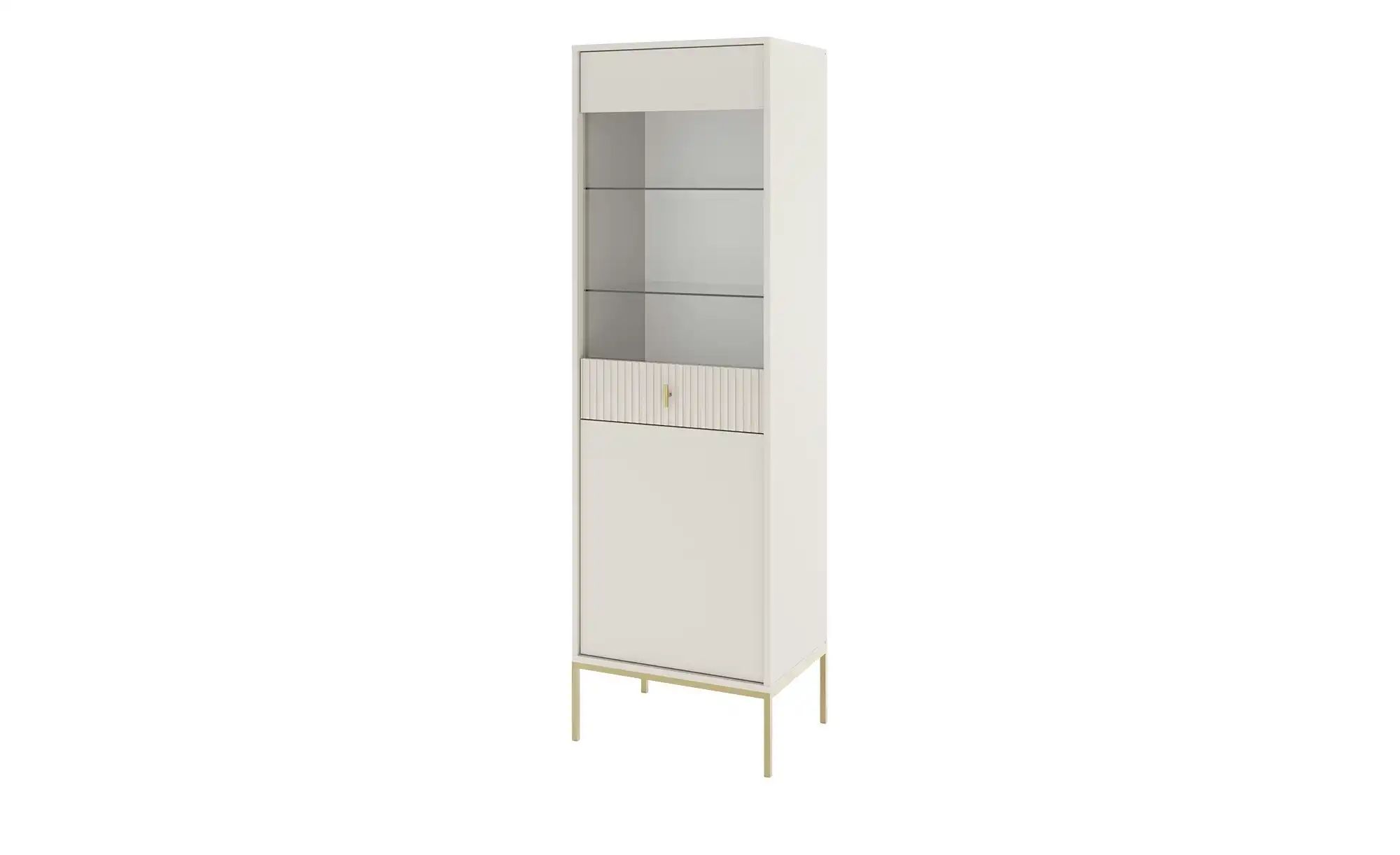 Vitrine  Maglione ¦ beige ¦ Maße (cm): B: 53,9 H: 175 T: 39.0 Schränke > Vi günstig online kaufen