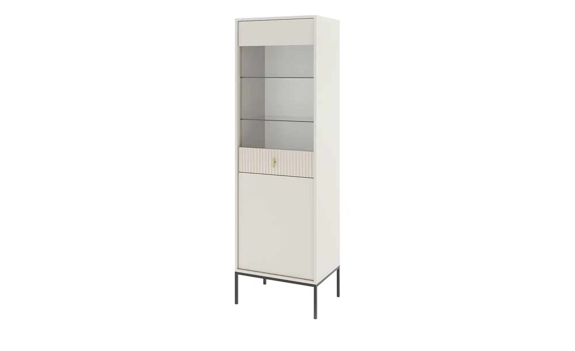 Vitrine  Maglione ¦ beige ¦ Maße (cm): B: 53,9 H: 175 T: 39.0 Schränke > Vi günstig online kaufen