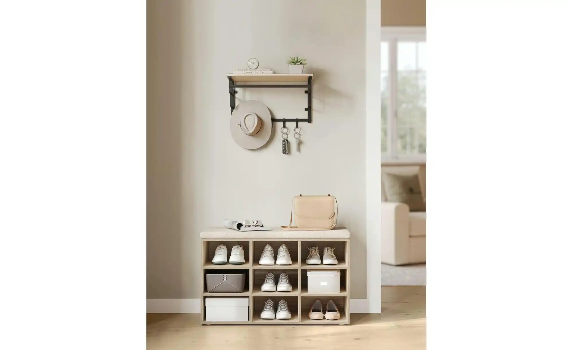 Schuhregal  Custos ¦ holzfarben ¦ Maße (cm): B: 78,5 H: 48 Regale > Schuhre günstig online kaufen