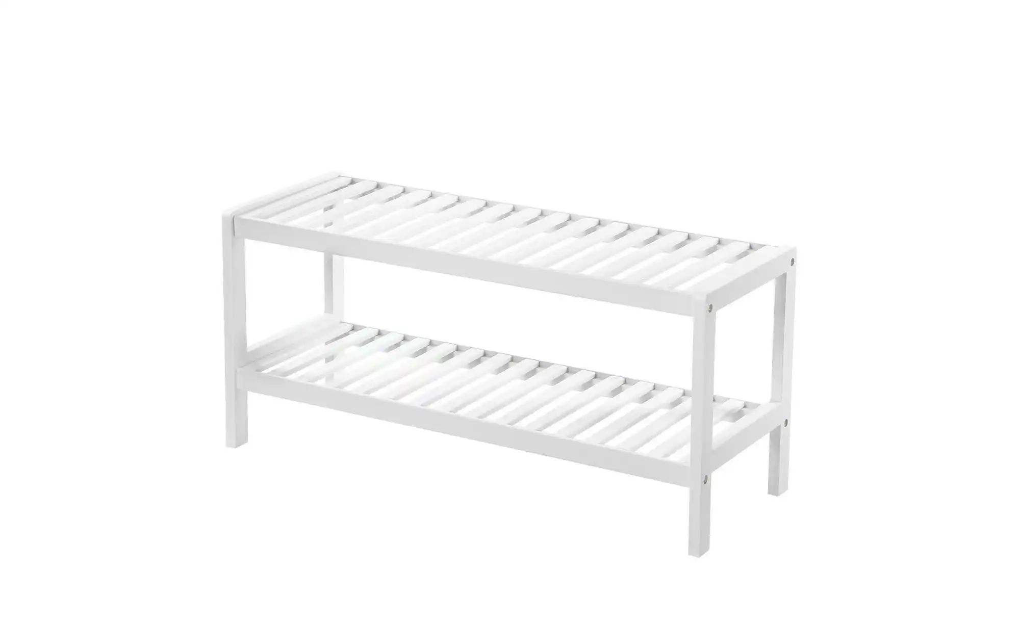 Schuhregal  Bambou ¦ weiß ¦ Maße (cm): B: 70 H: 33 Regale > Schuhregale - H günstig online kaufen